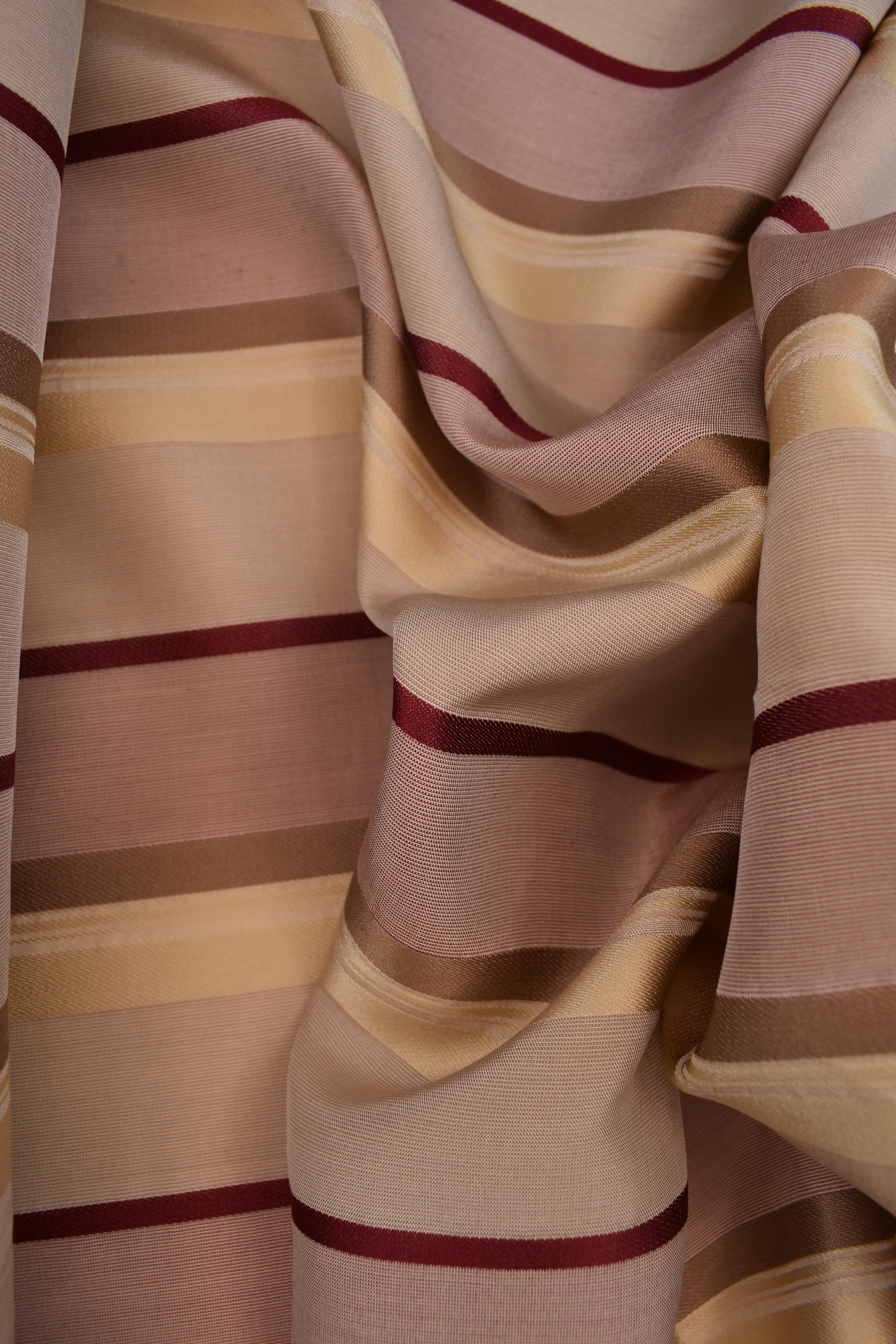 Jacquard 100% seta fantasia a righe