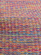 Tejido trenzado en mezcla de Algodón jaspeado, Multicolor, 70% Algodón - 30% Poliéster