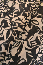 Tela 100% rayon fantasia floreale, Verde Bottiglia