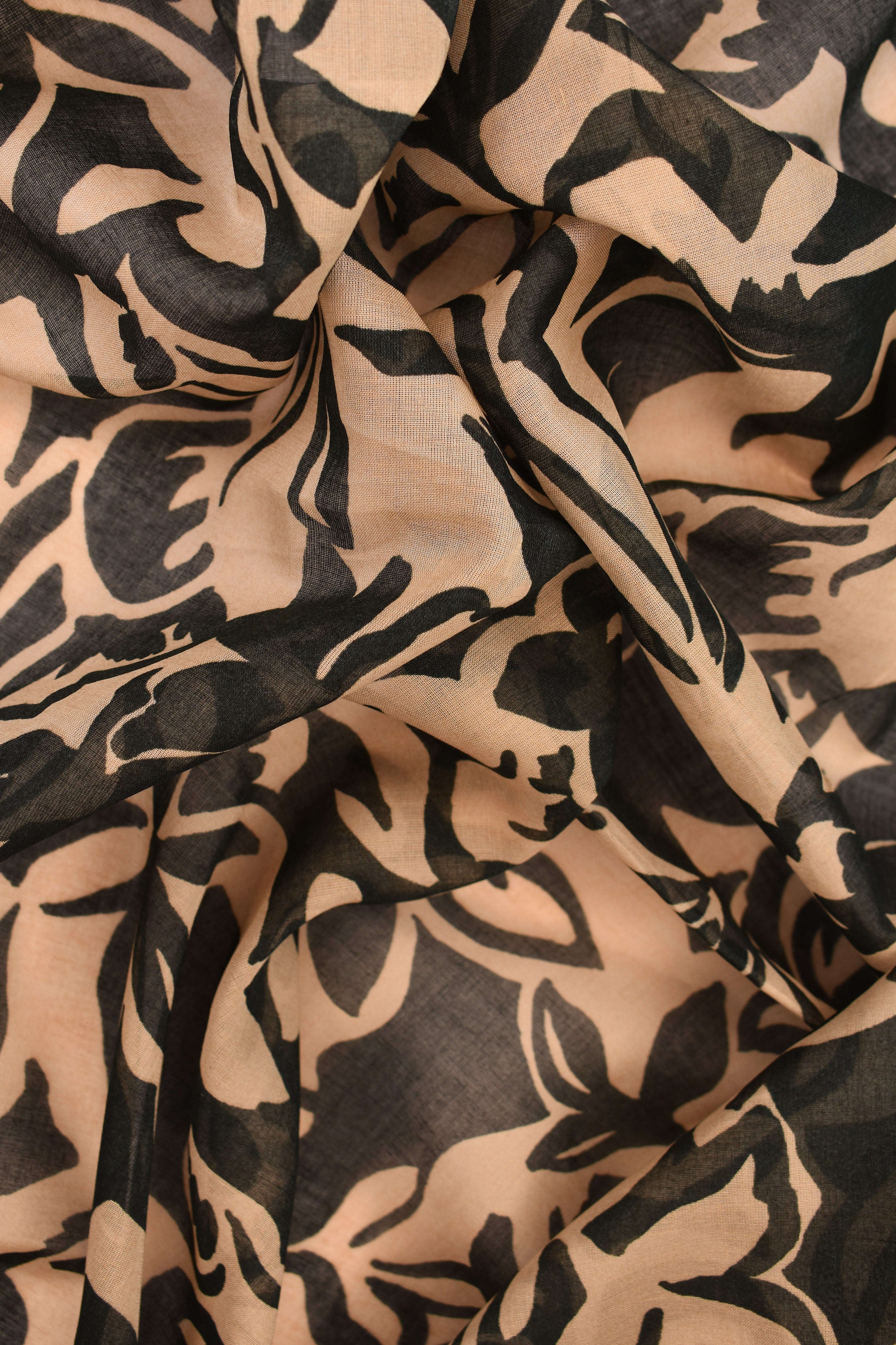 Mussola 100% cotone fantasia floreale