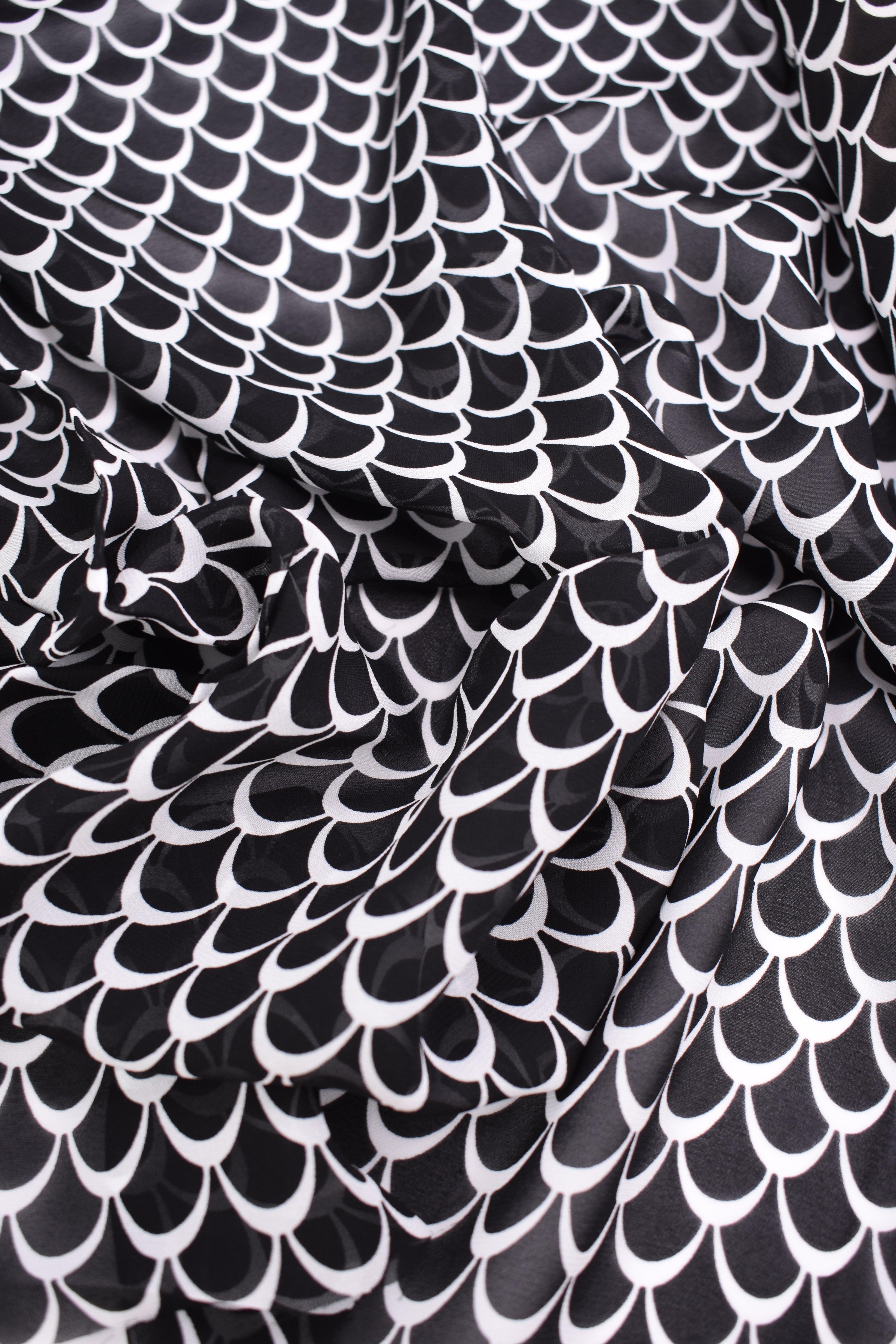 Georgette 100% viscosa fantasia geometrica
