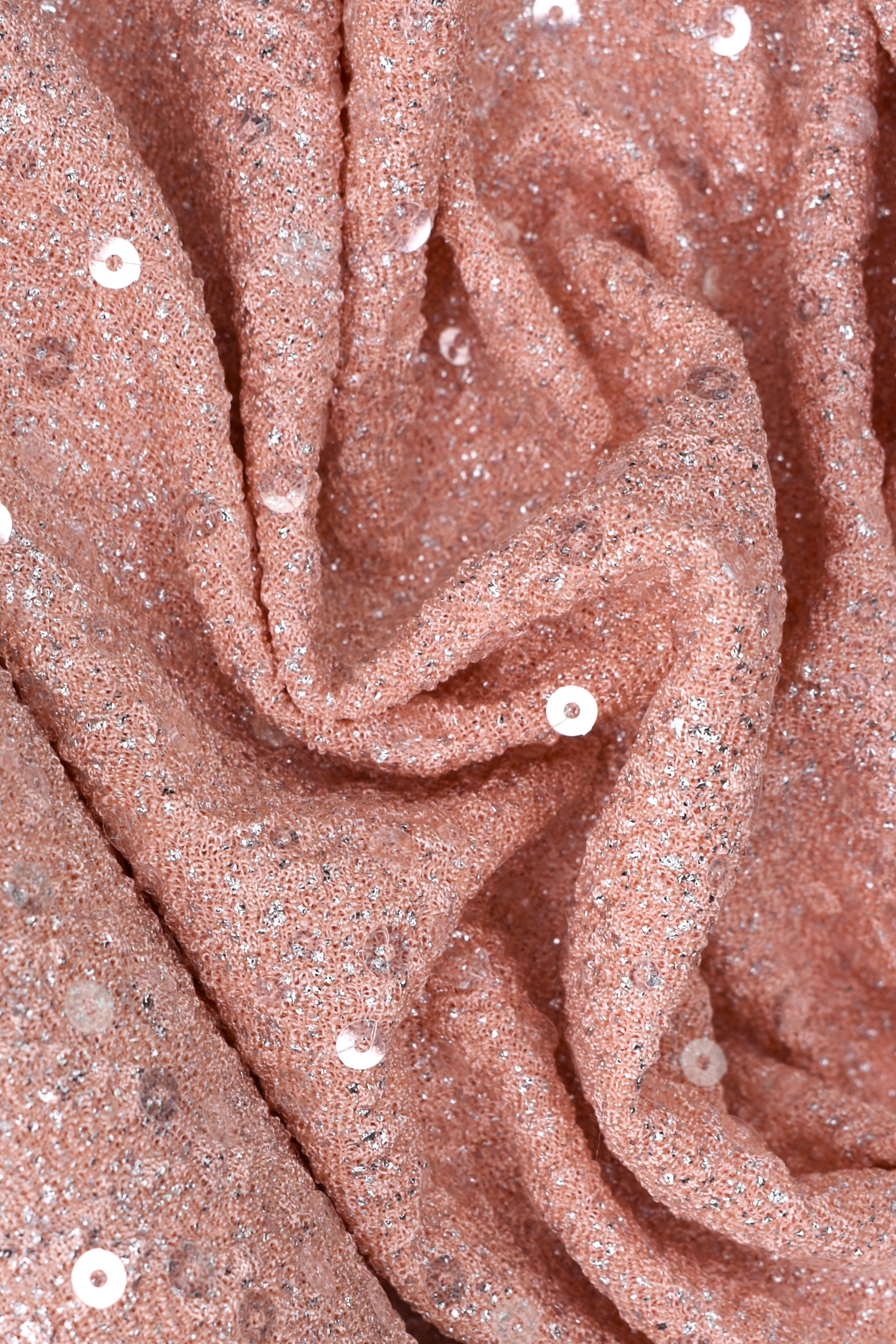 Jersey stretch sintetico con paillettes