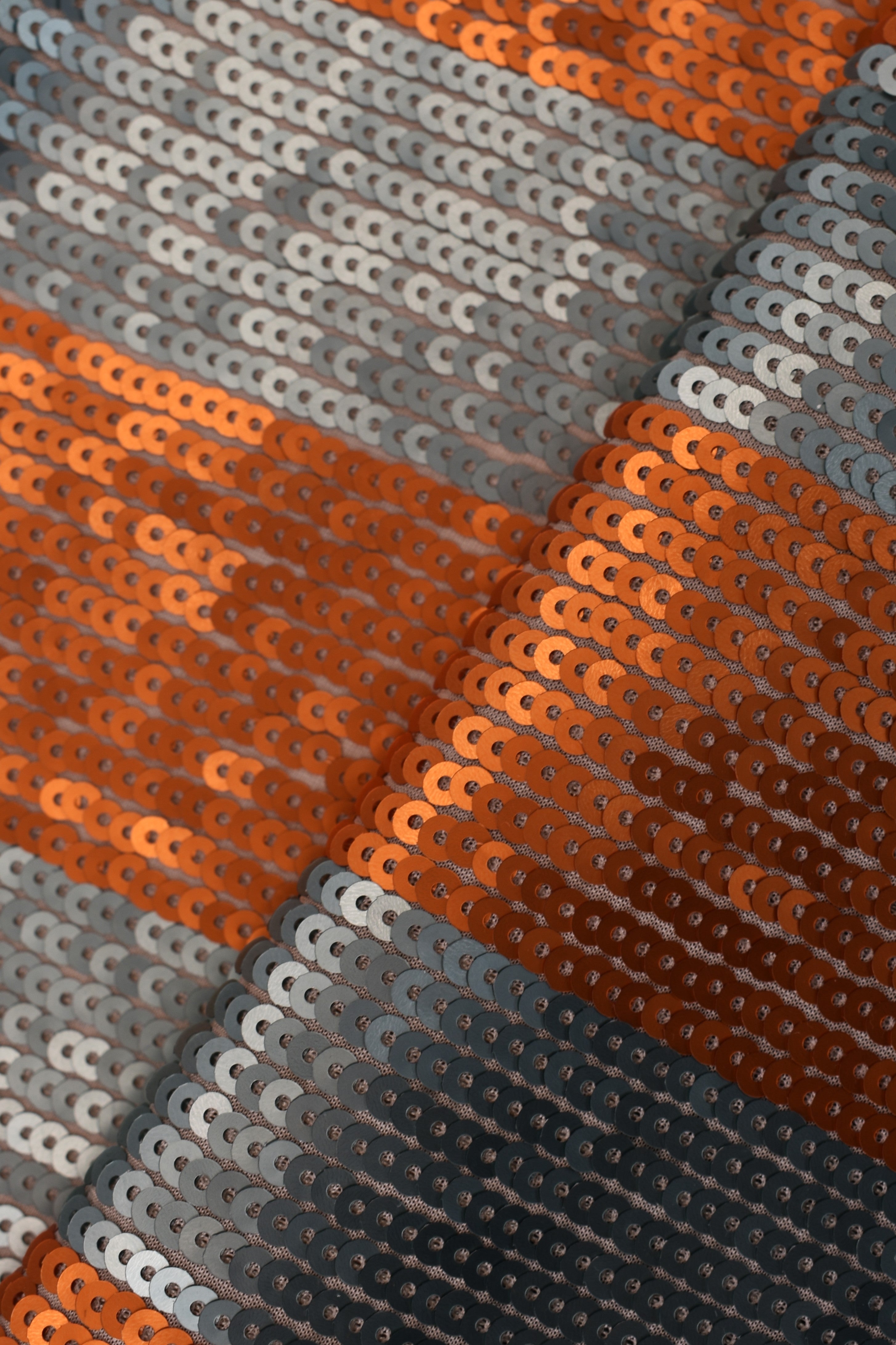 Tessuto de lentejuelas bicolor