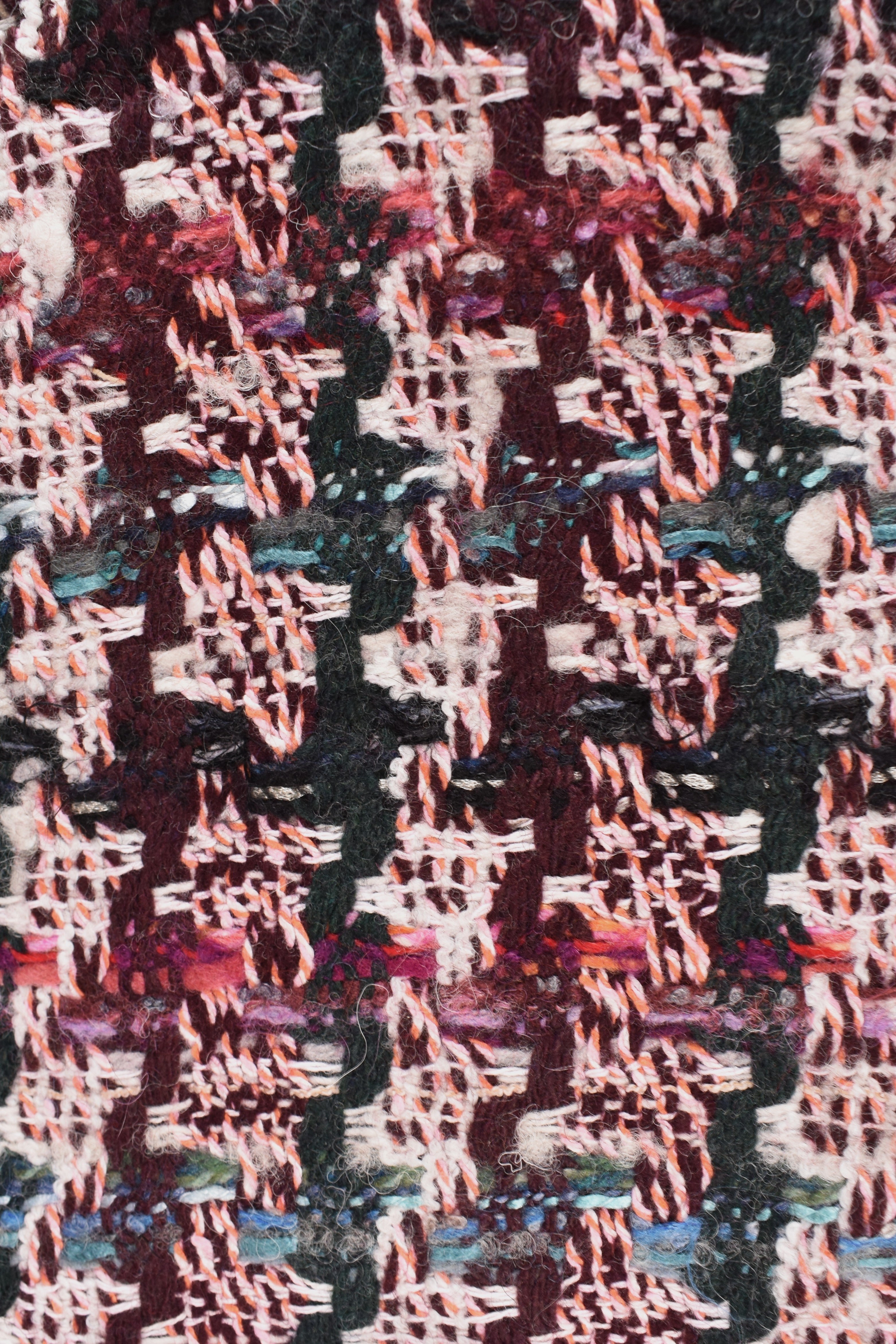 Tweed wool blend virgin wool