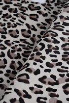 Cavallino su pelle bovina stampa leopardo grigio 1,2 / 1,4 mm