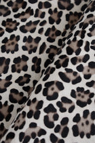 Pelo de poni sobre Cuero Bovino Estampado leopardo Gris manchas punteadas 1,2 / 1,4 mm