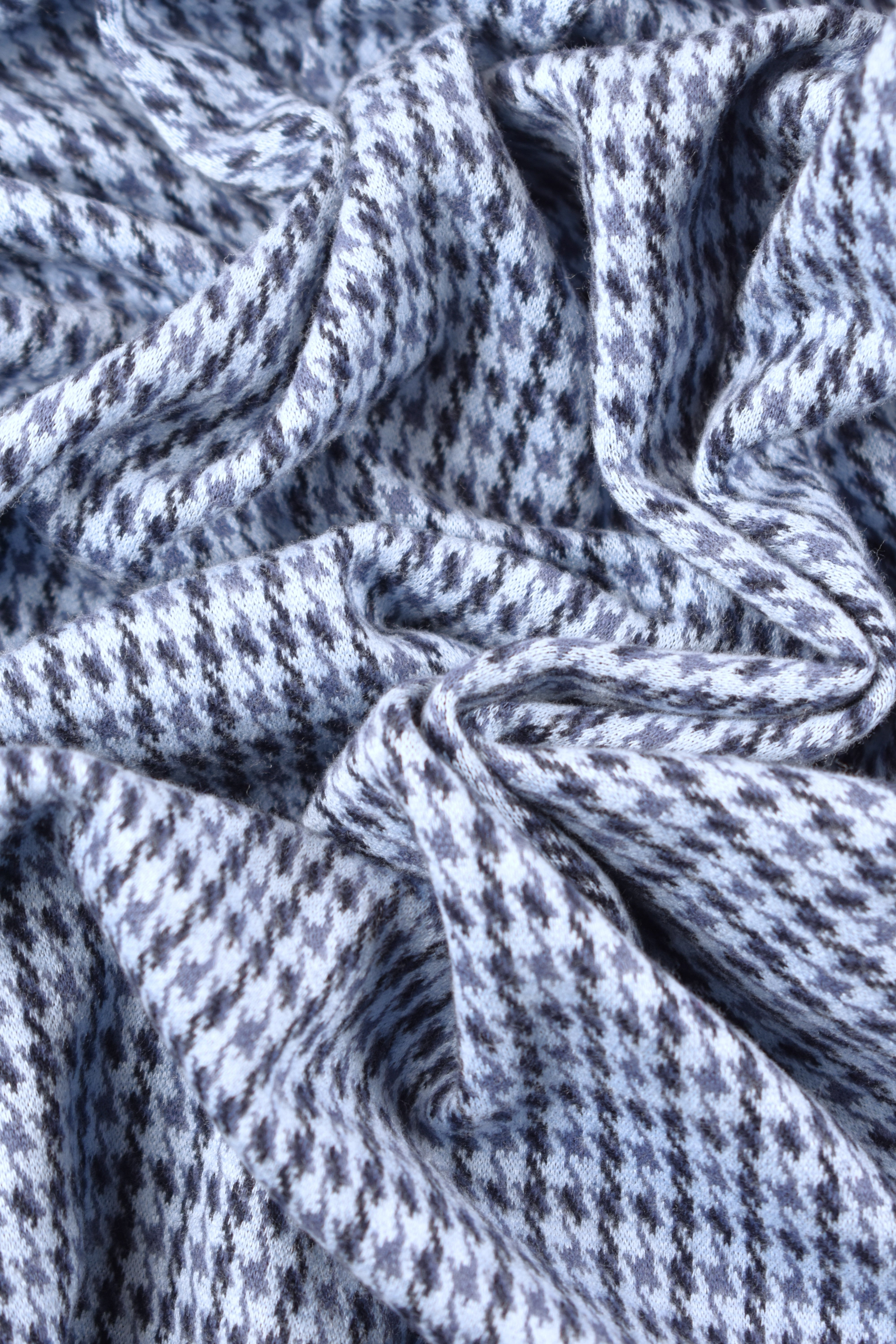 Maglia misto viscosa fantasia pied-de-poule