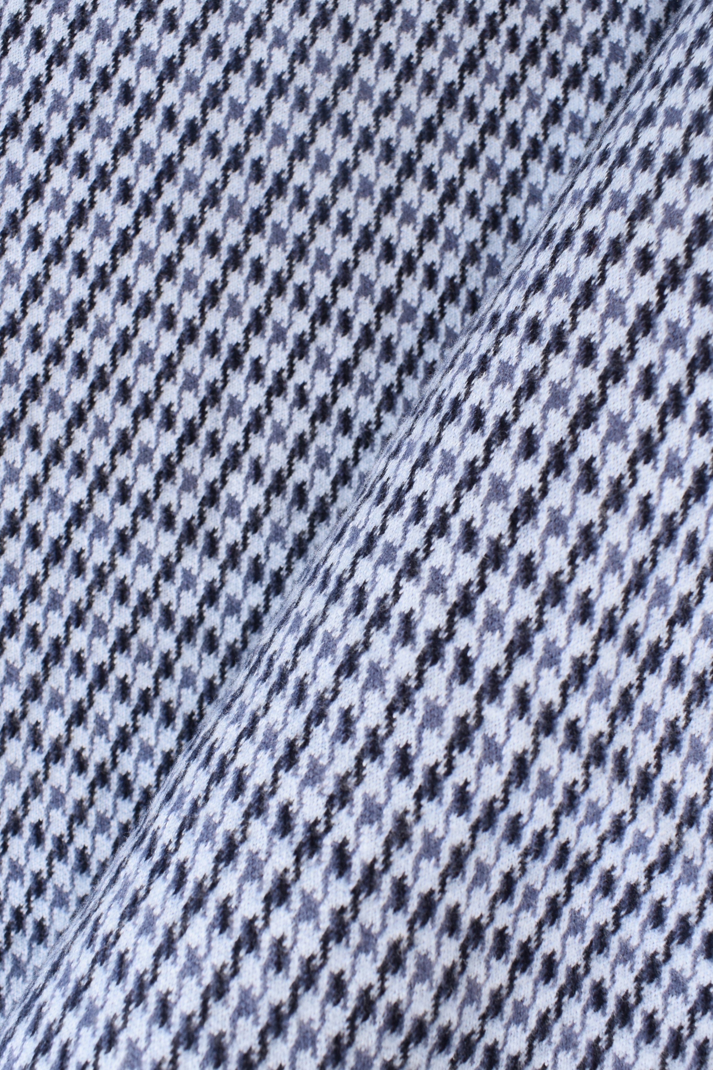 Maglia misto viscosa fantasia pied-de-poule