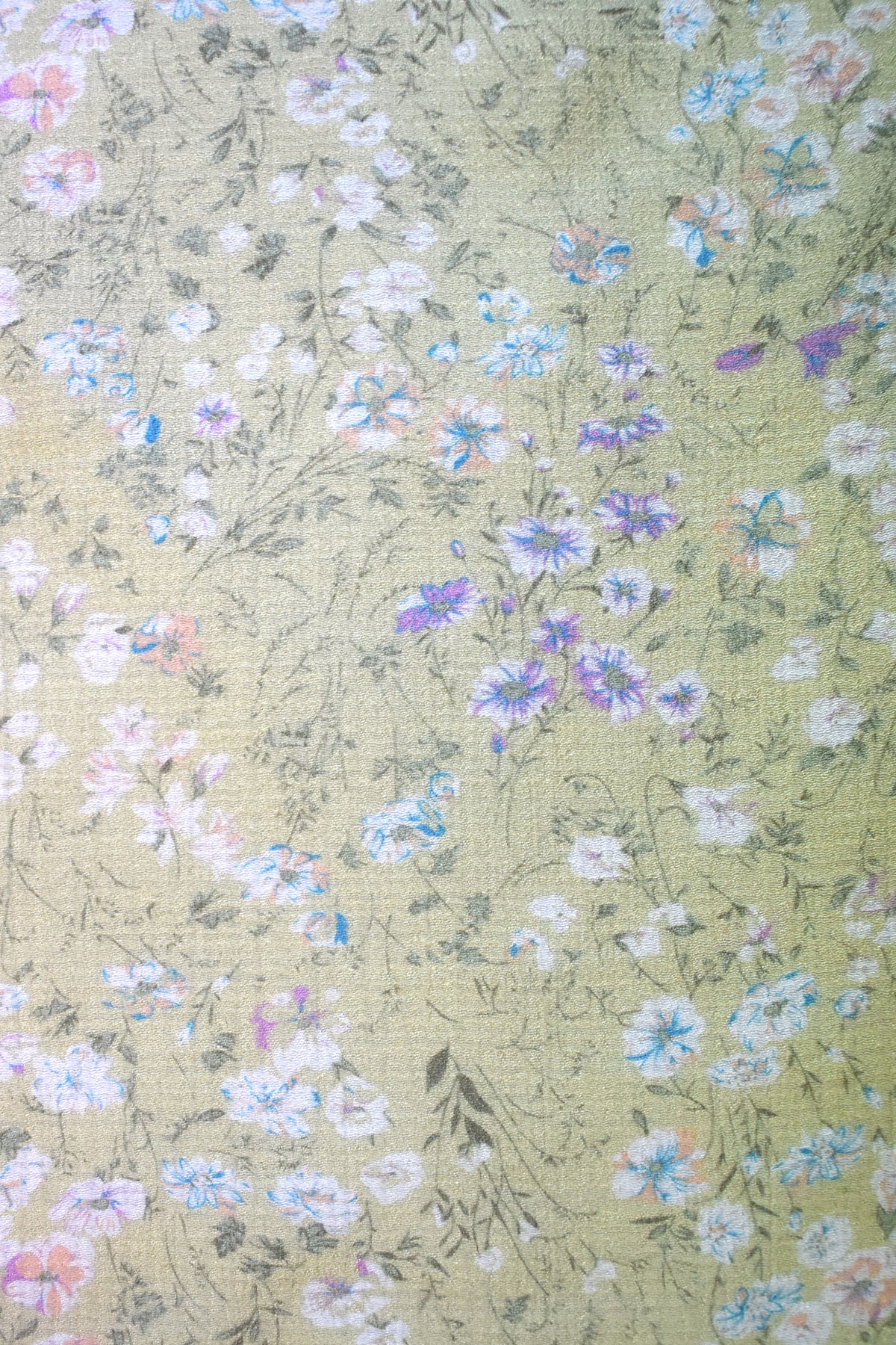 Mussola 100% cotone fantasia floreale