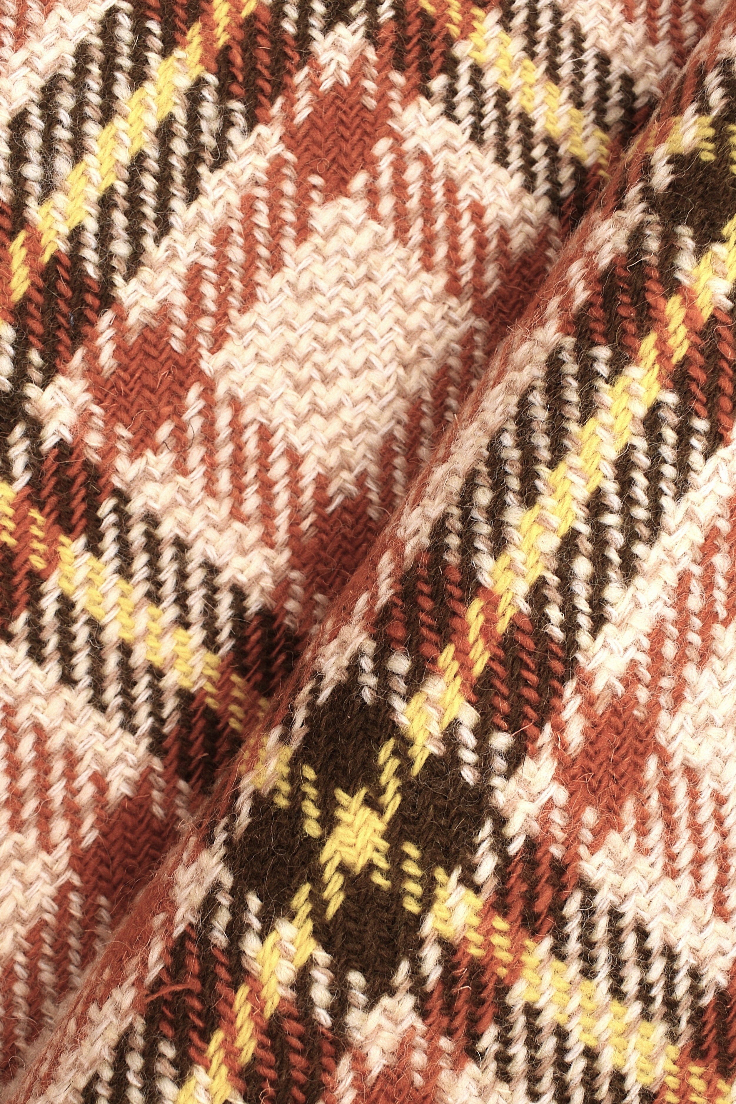 Tartan in wool blend