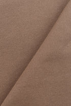 Rib knit for Cotton blend sweatshirts, Hazelnut, 94% Cotton - 6% Elastane