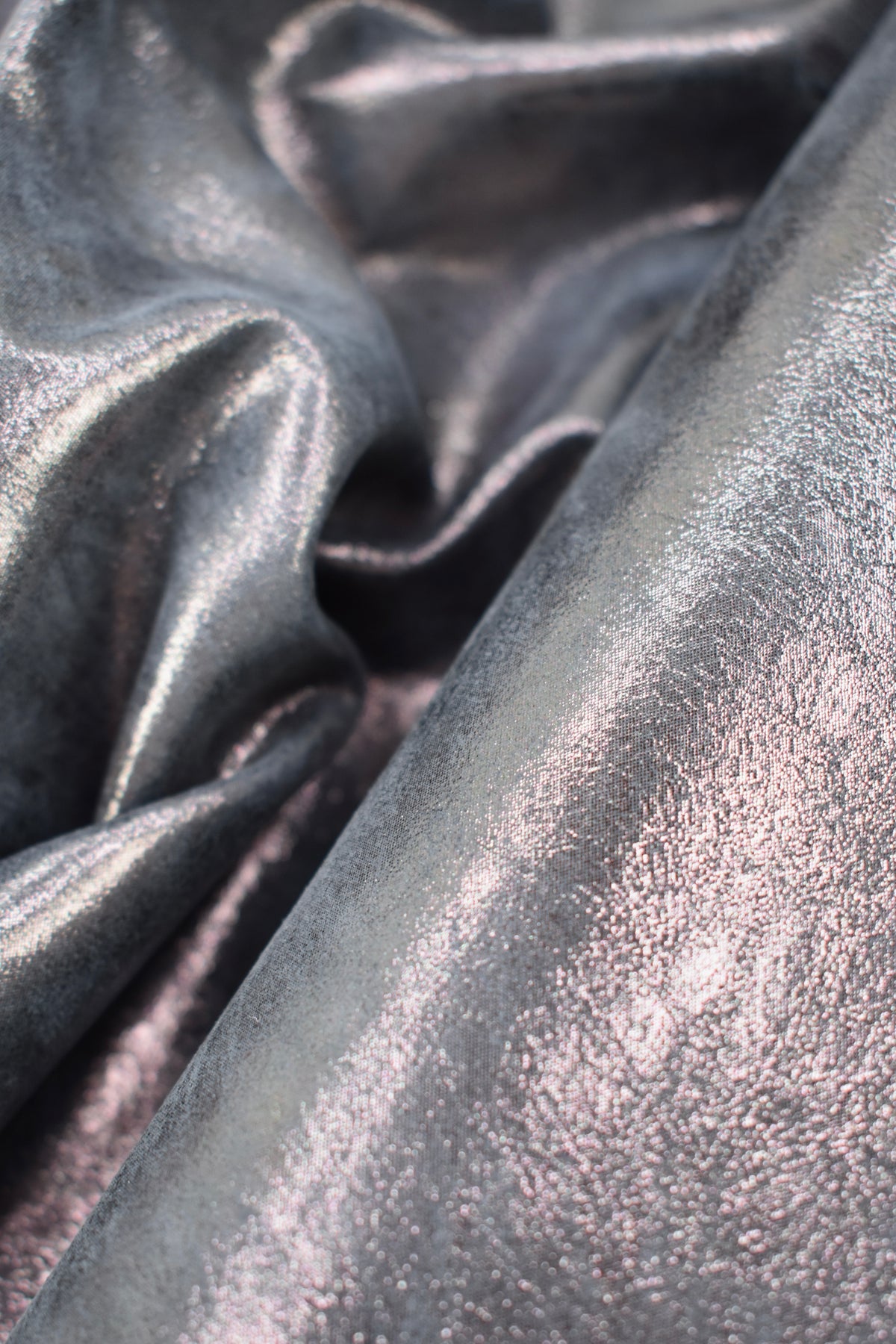 Vegetable tanned Kangaroo laminated 0.6/0.8mm, Anthracite grey