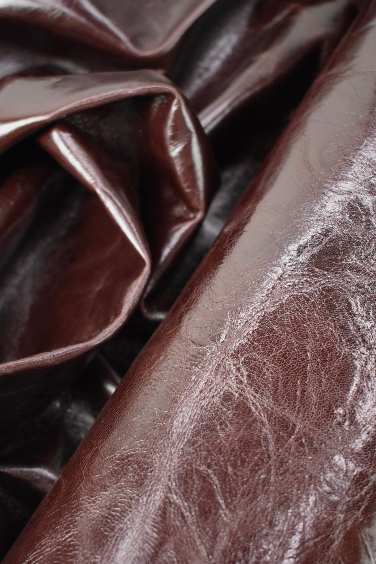 Kangourou tanné au Végétal volané 0,6/0,8mm, Marron foncé, Bottalato