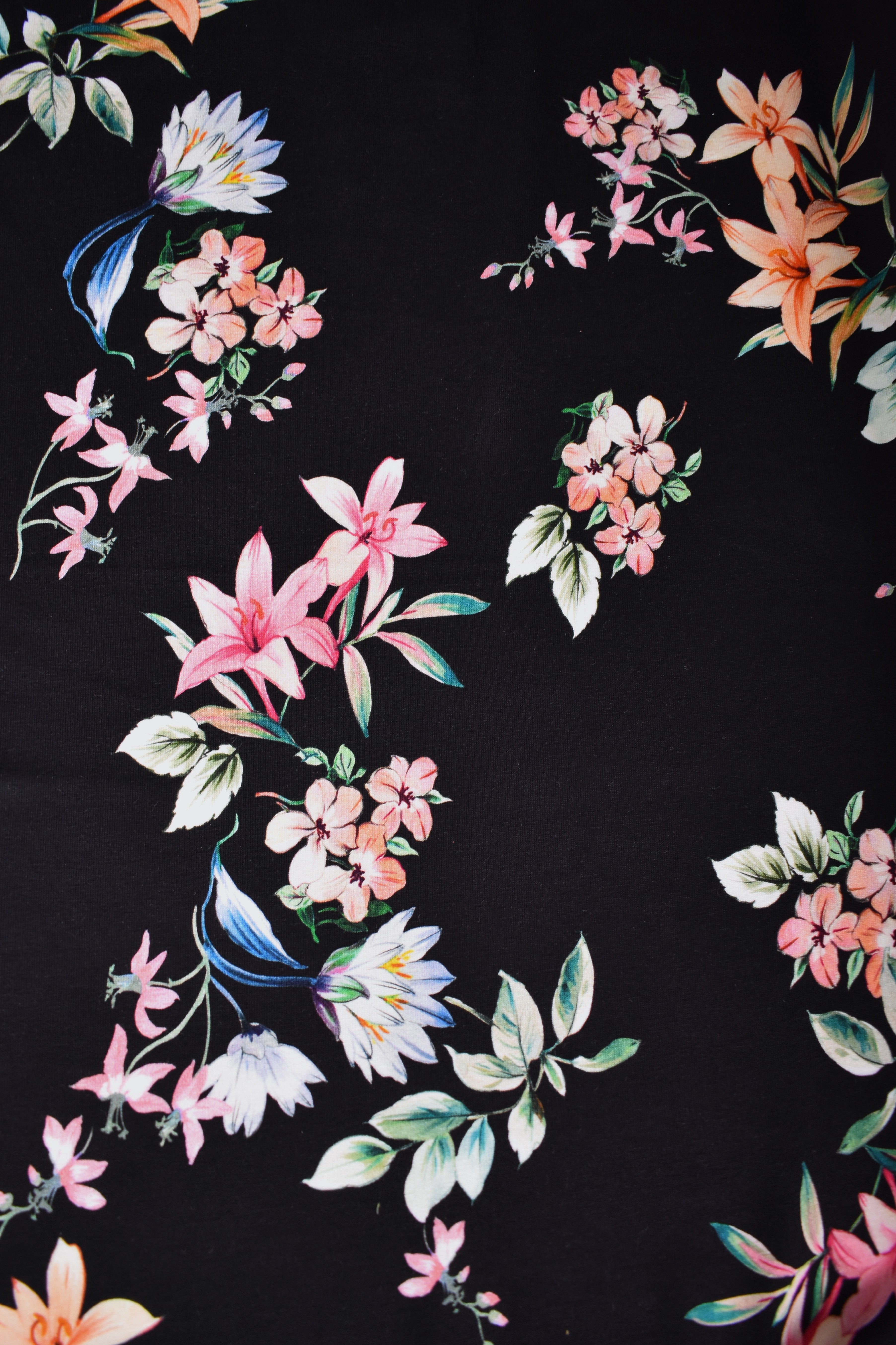 Viscose Floral print Lycra