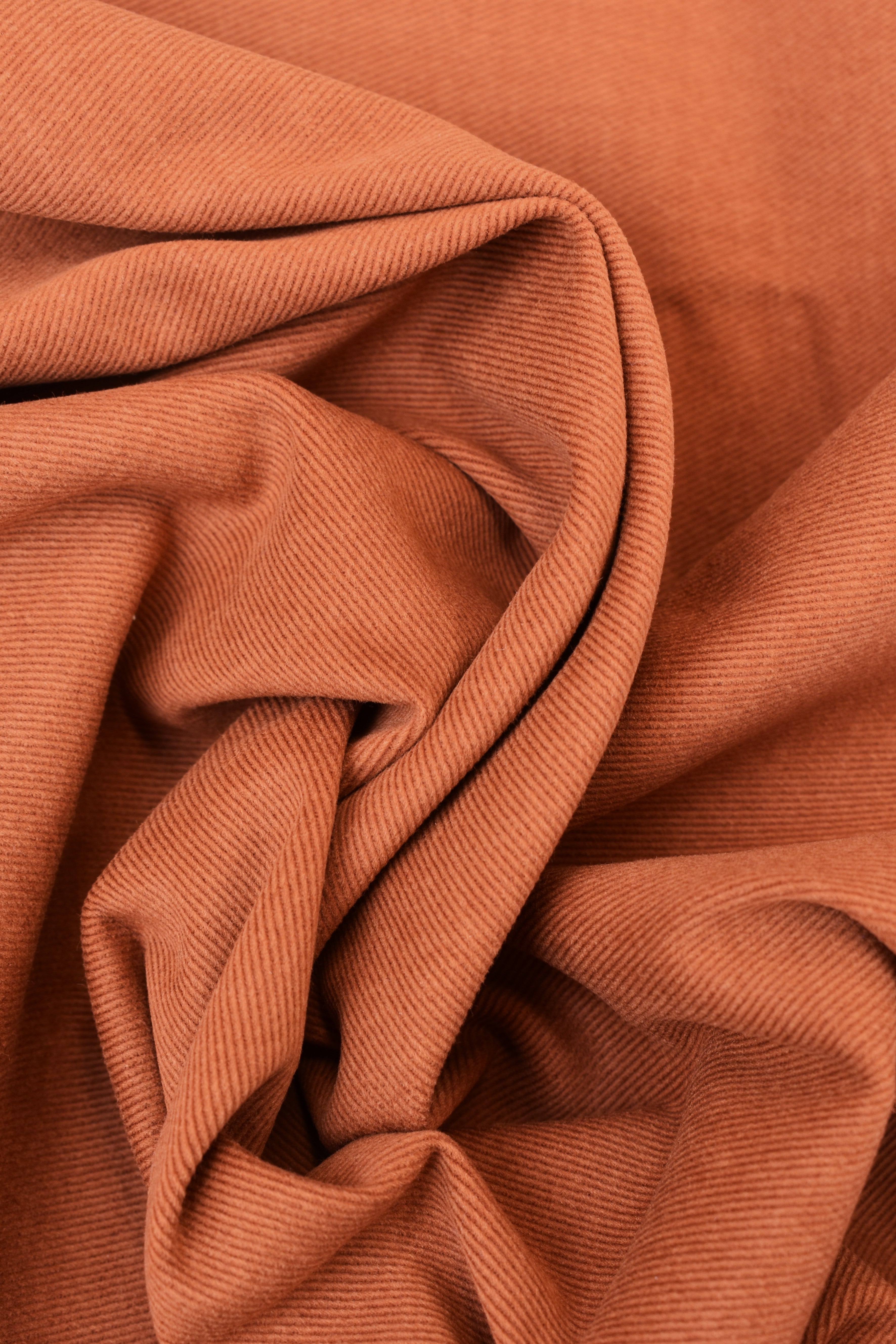 Gabardina flanellata stretch in cotone