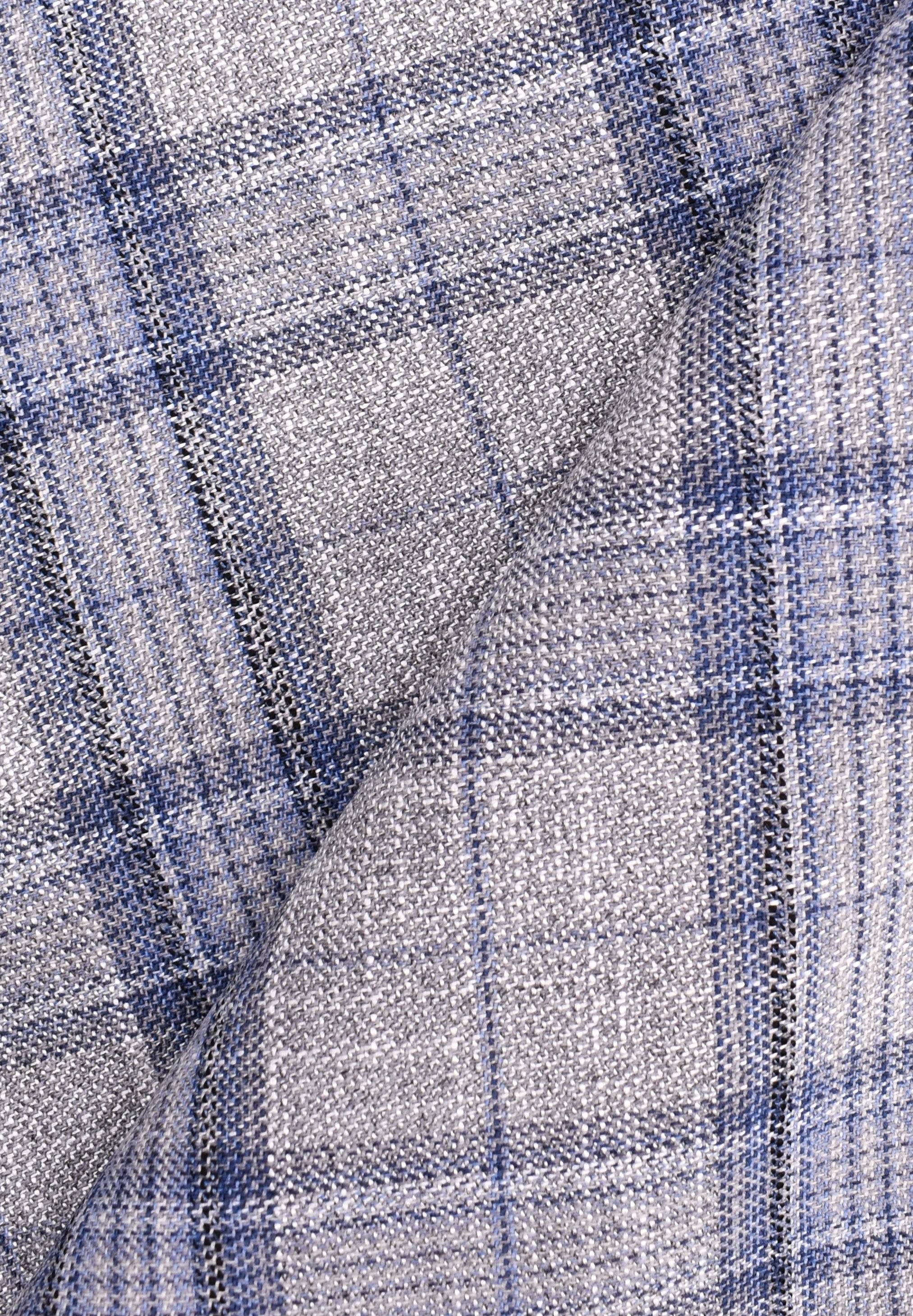 Tartan wool blend stretch