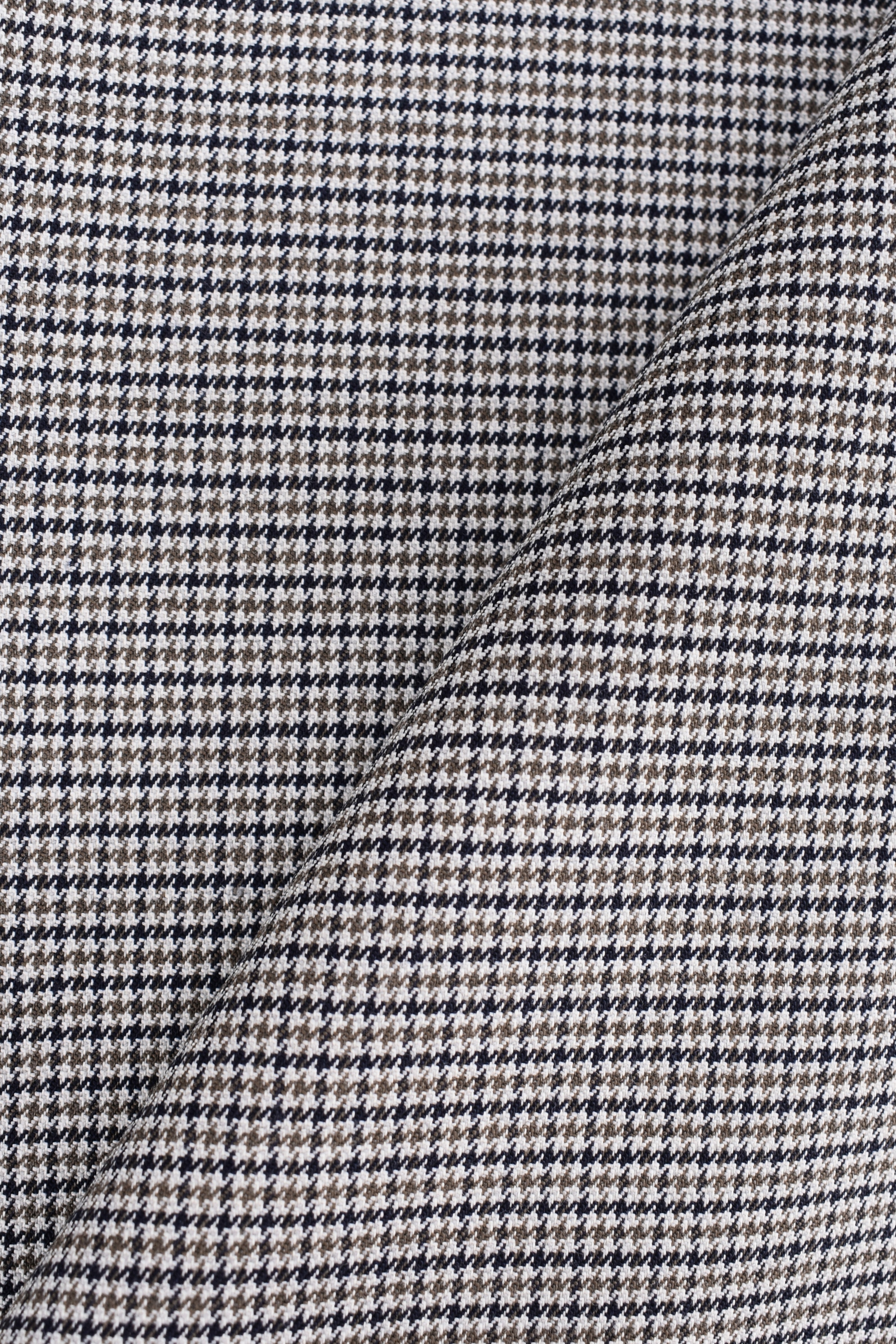 Fresco wool stretch wool blend virgin wool Pied de Poule pattern