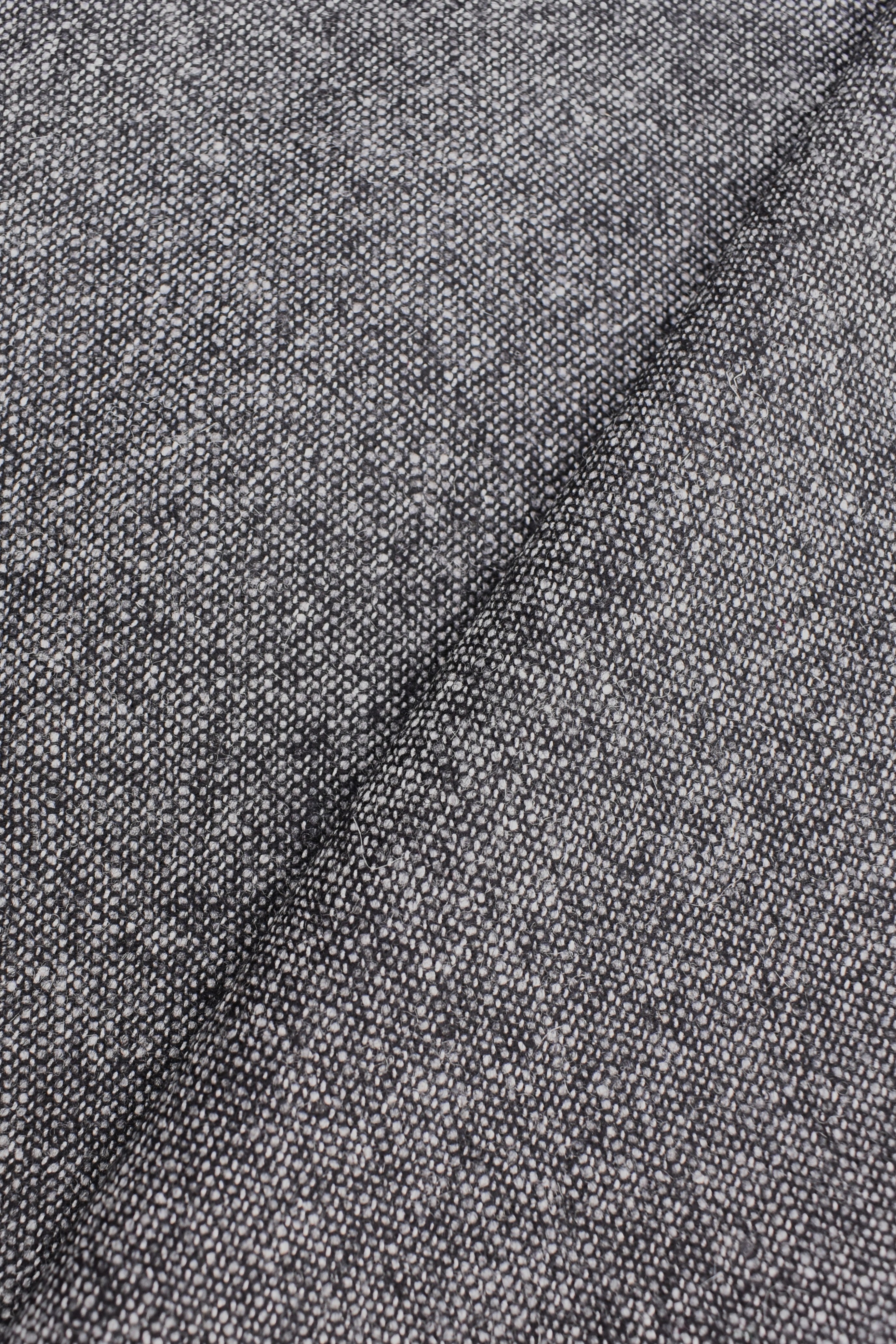 Fresco wool stretch wool blend salt and pepper pattern