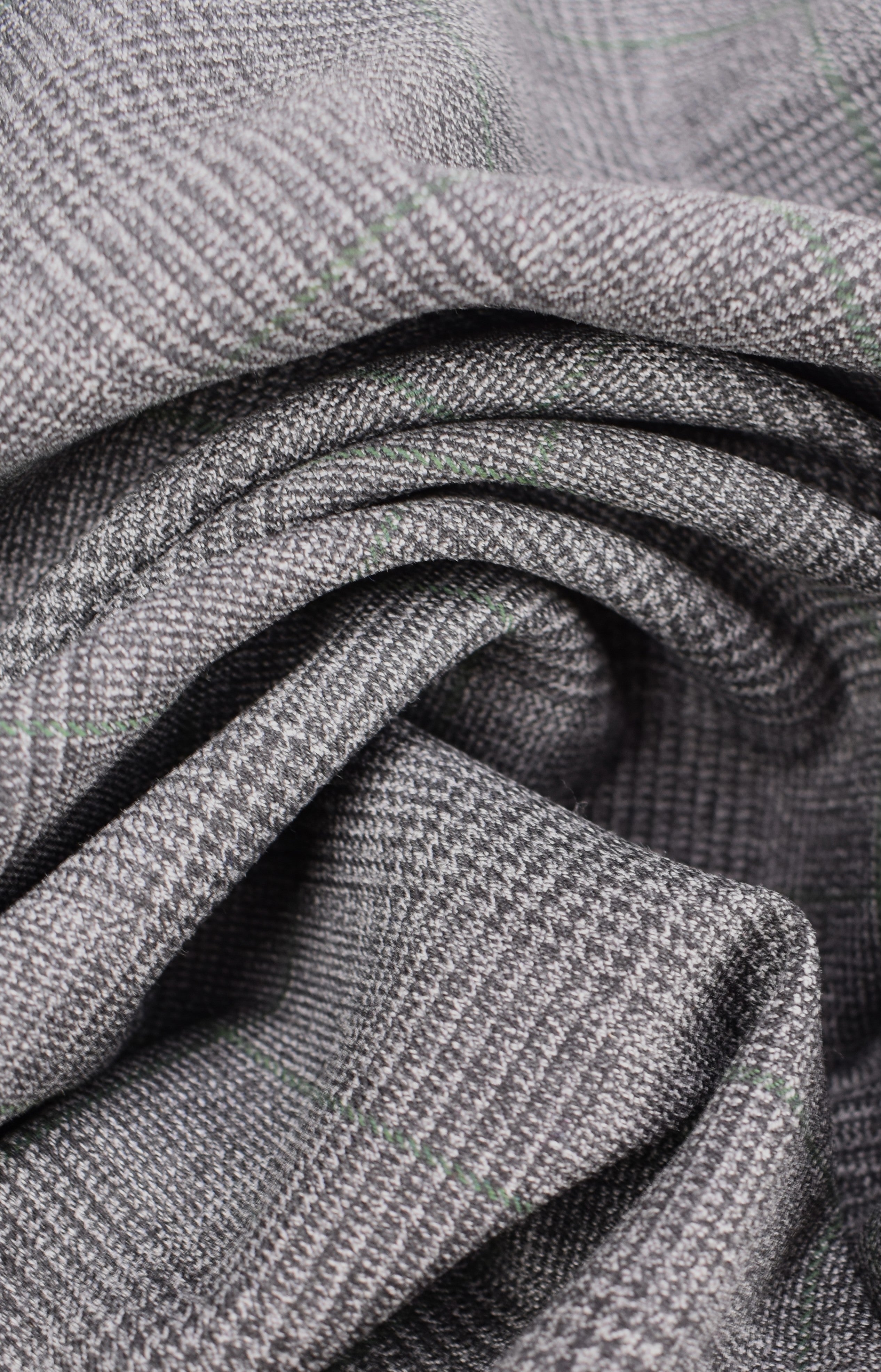 Fresco wool stretch wool blend Prince of Wales pattern
