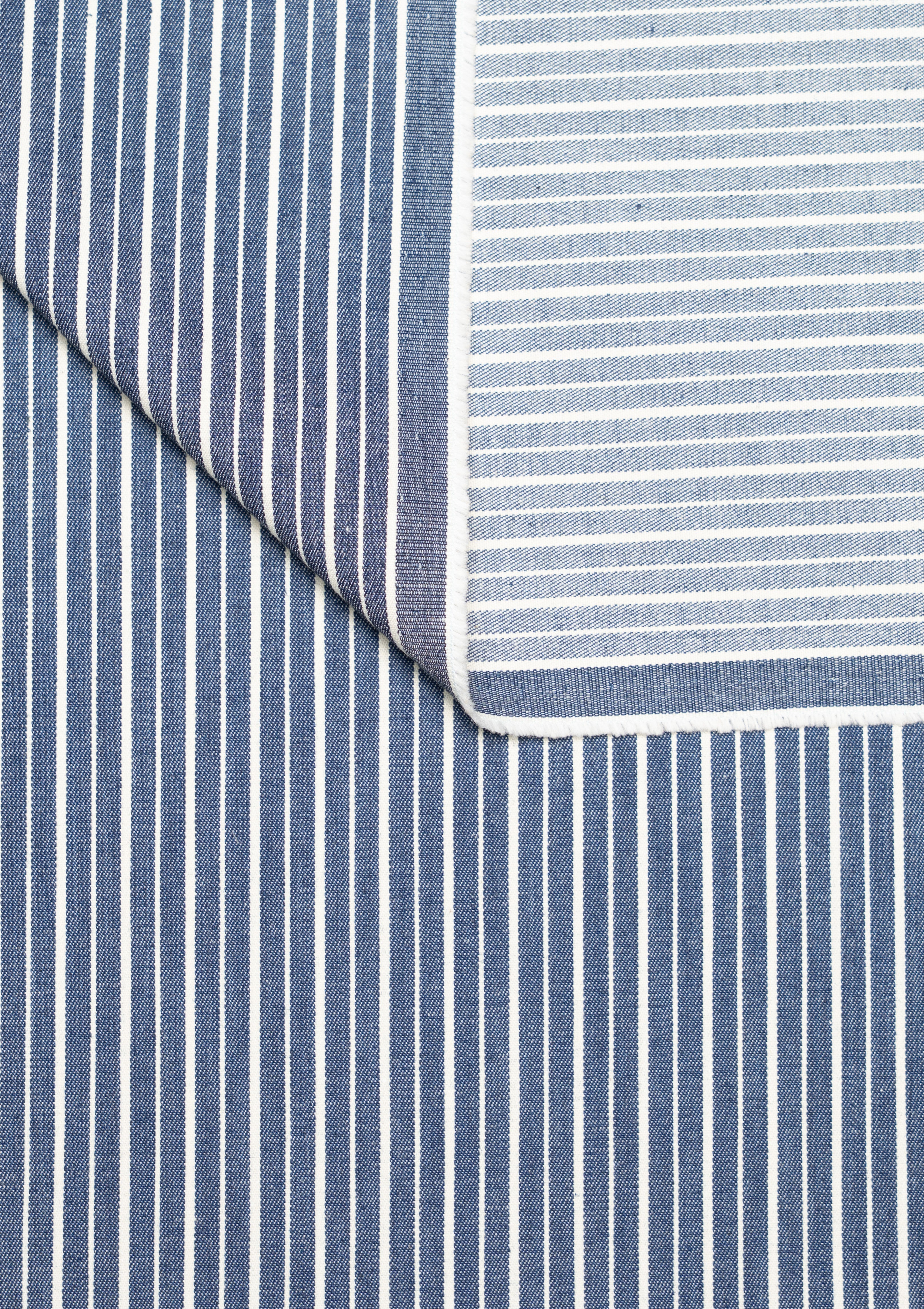 Striped Cotton stretch Denim - 6.8 oz
