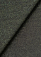 Laminierter Baumwoll-Denim - 6,8 oz, Grün, 66% Baumwolle - 28% Viskose - 4% Polyester - 2% Polyamid