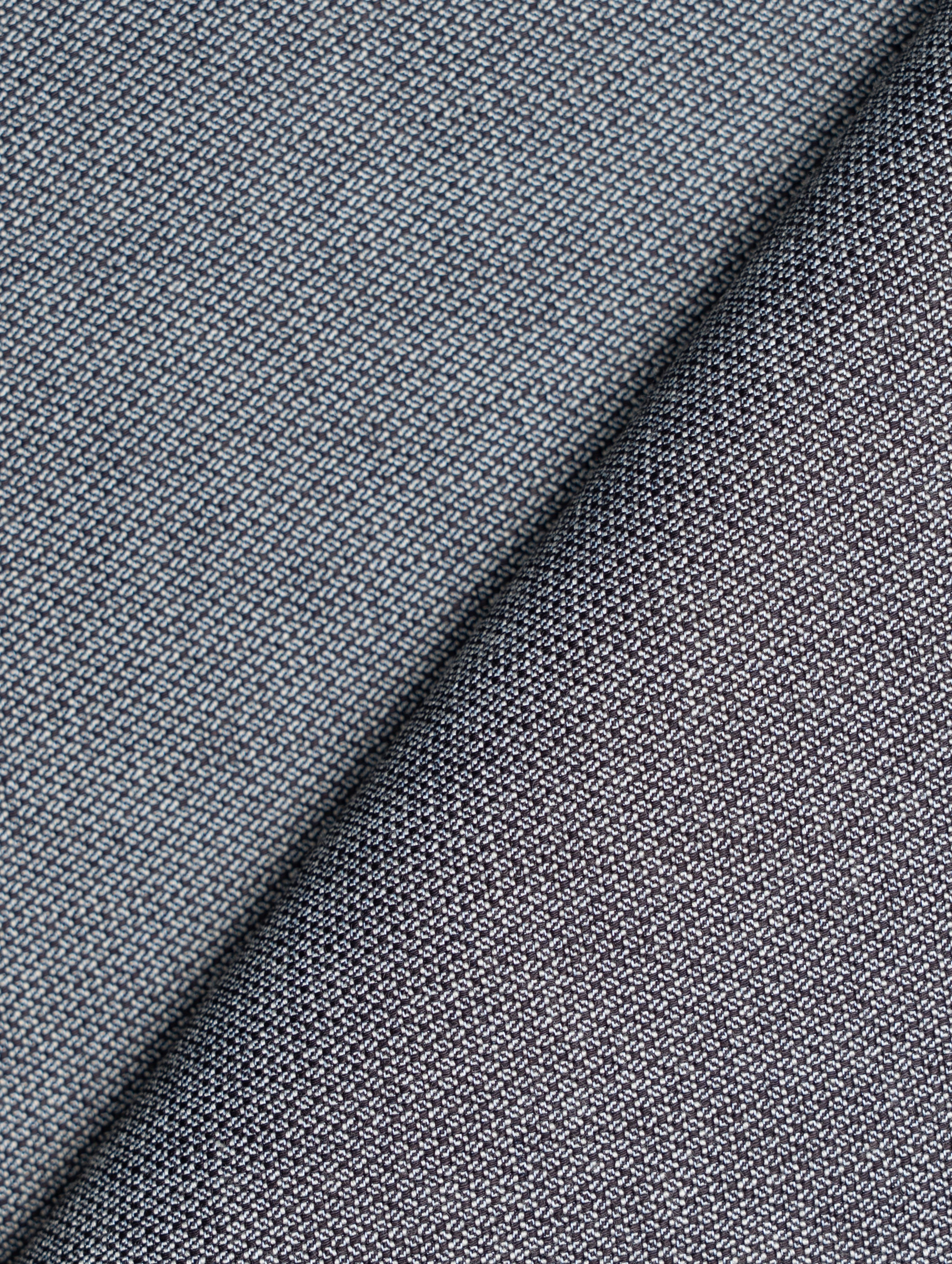 Jacquard stretch misto cotone e lana microfantasia - 9,5 oz