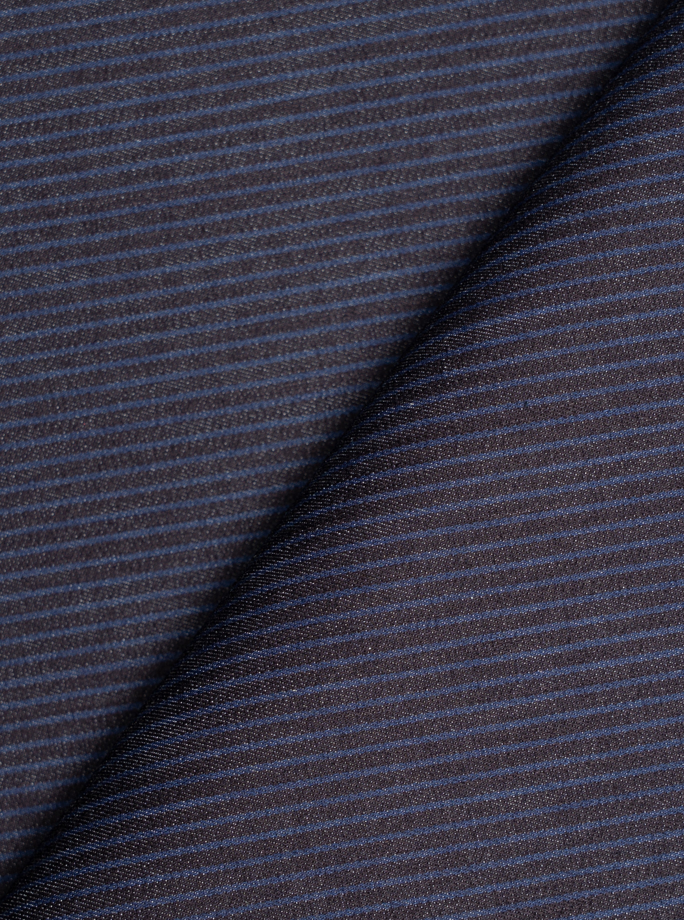 Denim misto cotone rigato