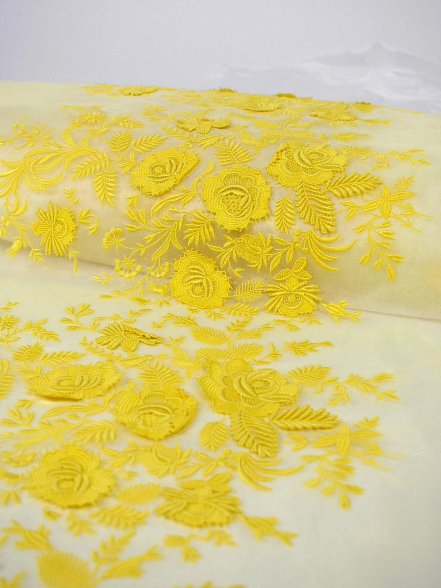 30 Fiori In Tessuto 5,5 Cm - Pizzo Artificiale Per Accessori Capelli Bimbi E Donne