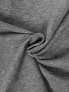 Felpa non garzata grigio melange, 100% Cotone