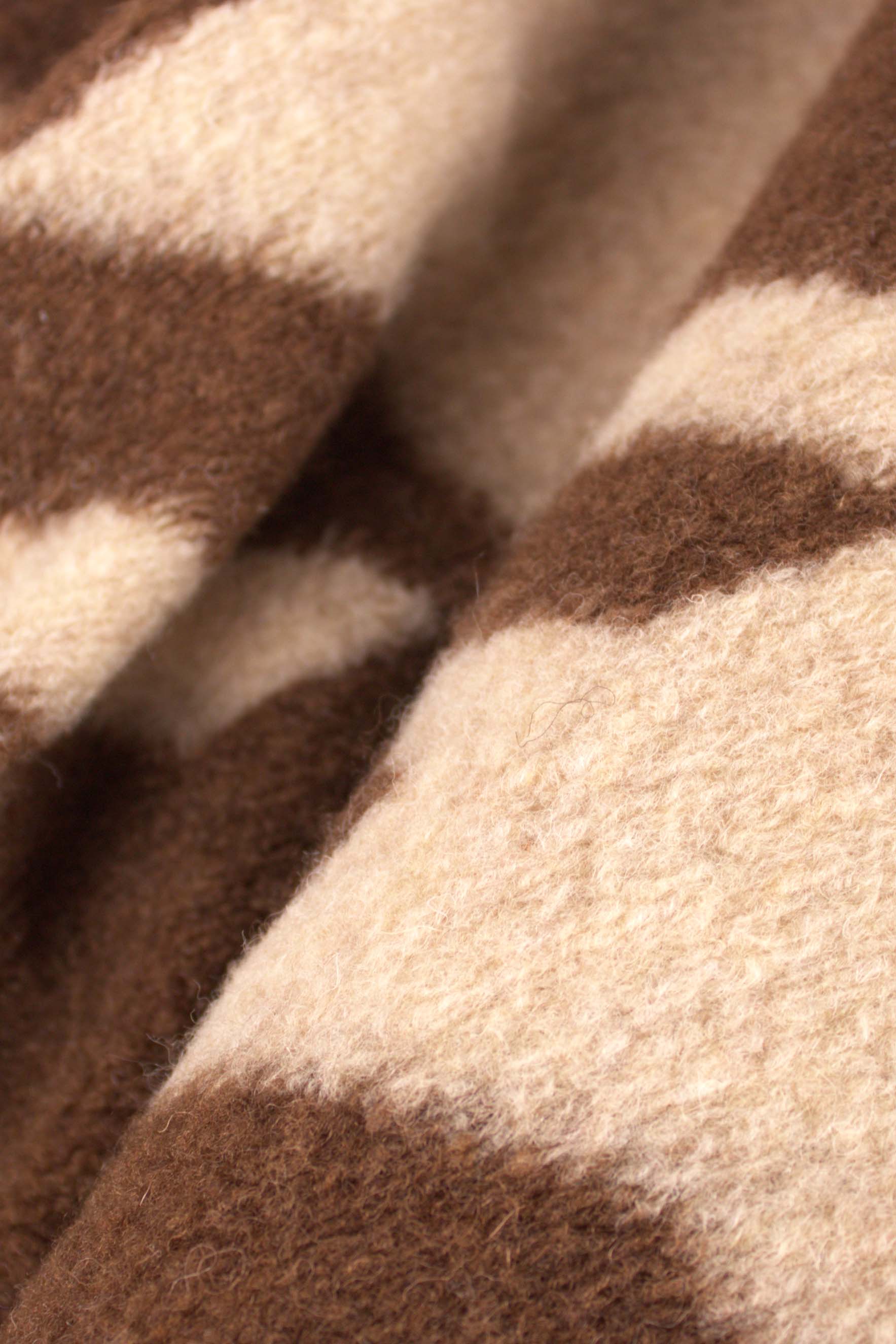 Houndstooth boiled wool fabric