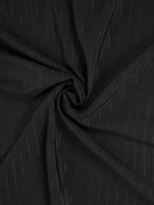 Black striped Wool blend, 58% Viscose - 42% Virgin wool