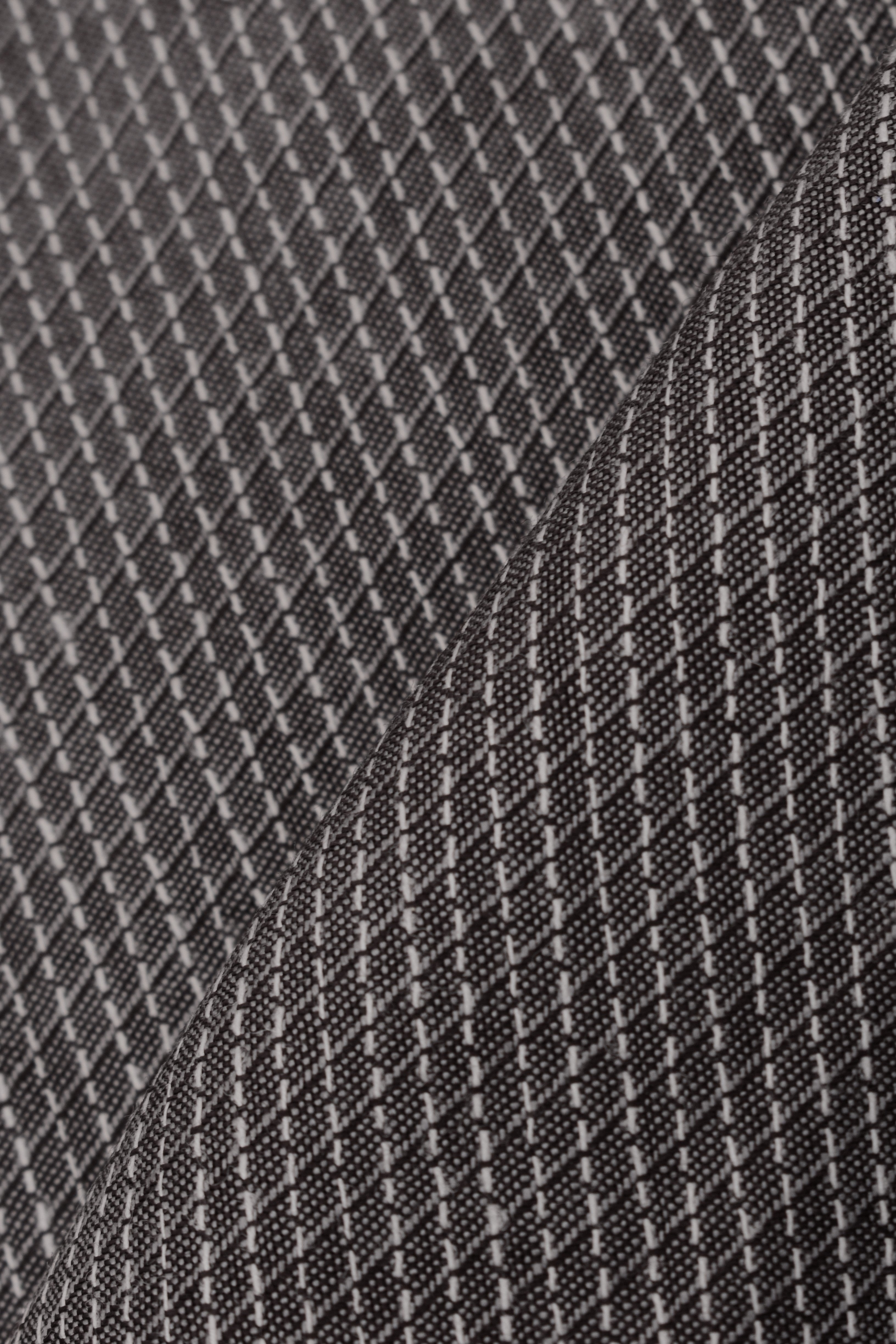 Fresco lana finestrato diagonale in 100% lana vergine