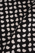 Jersey di viscosa stampato elasticizzato, Nero, 95% Viscosa - 5% Elastan