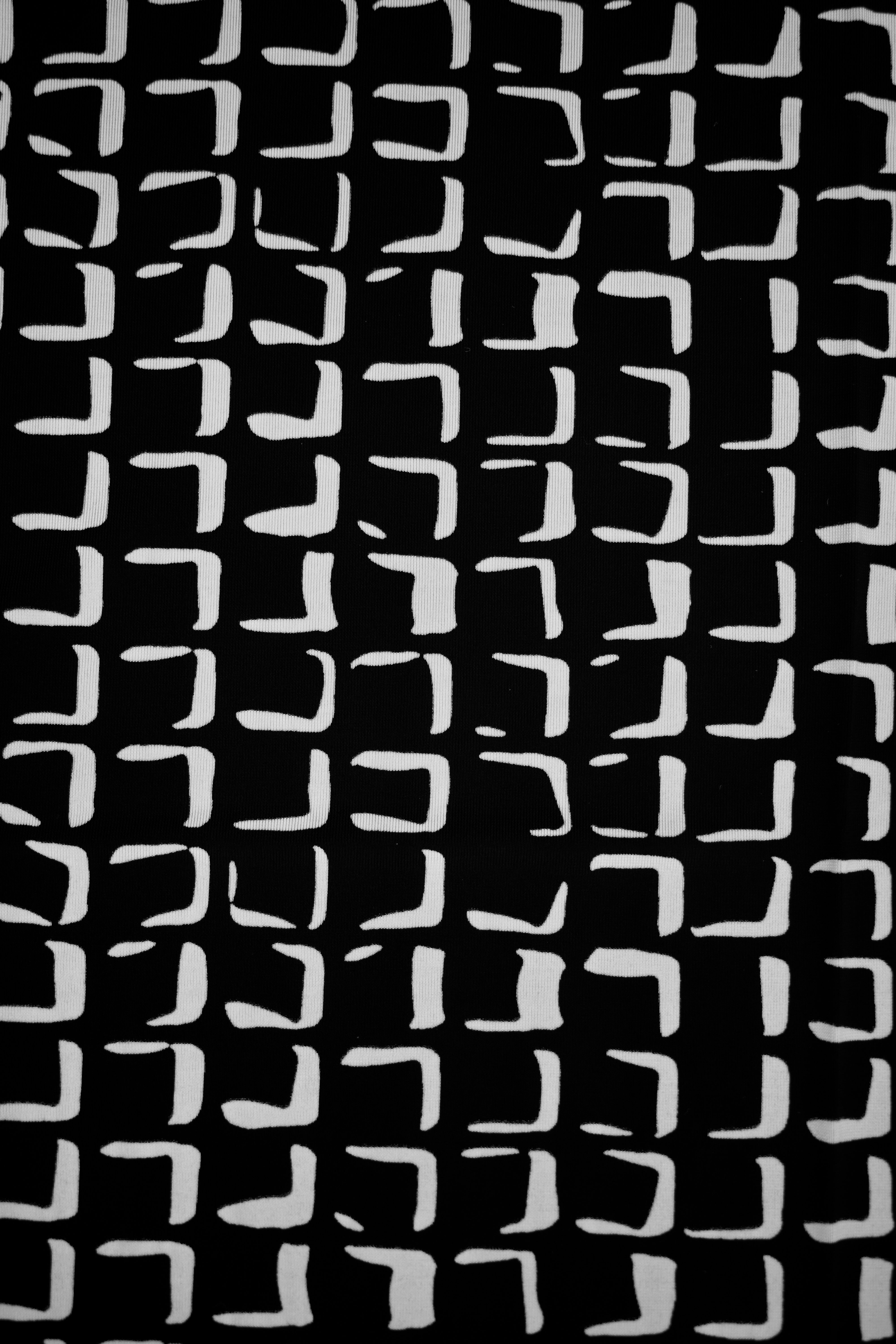 Jersey en viscose imprimé géométrique élastique