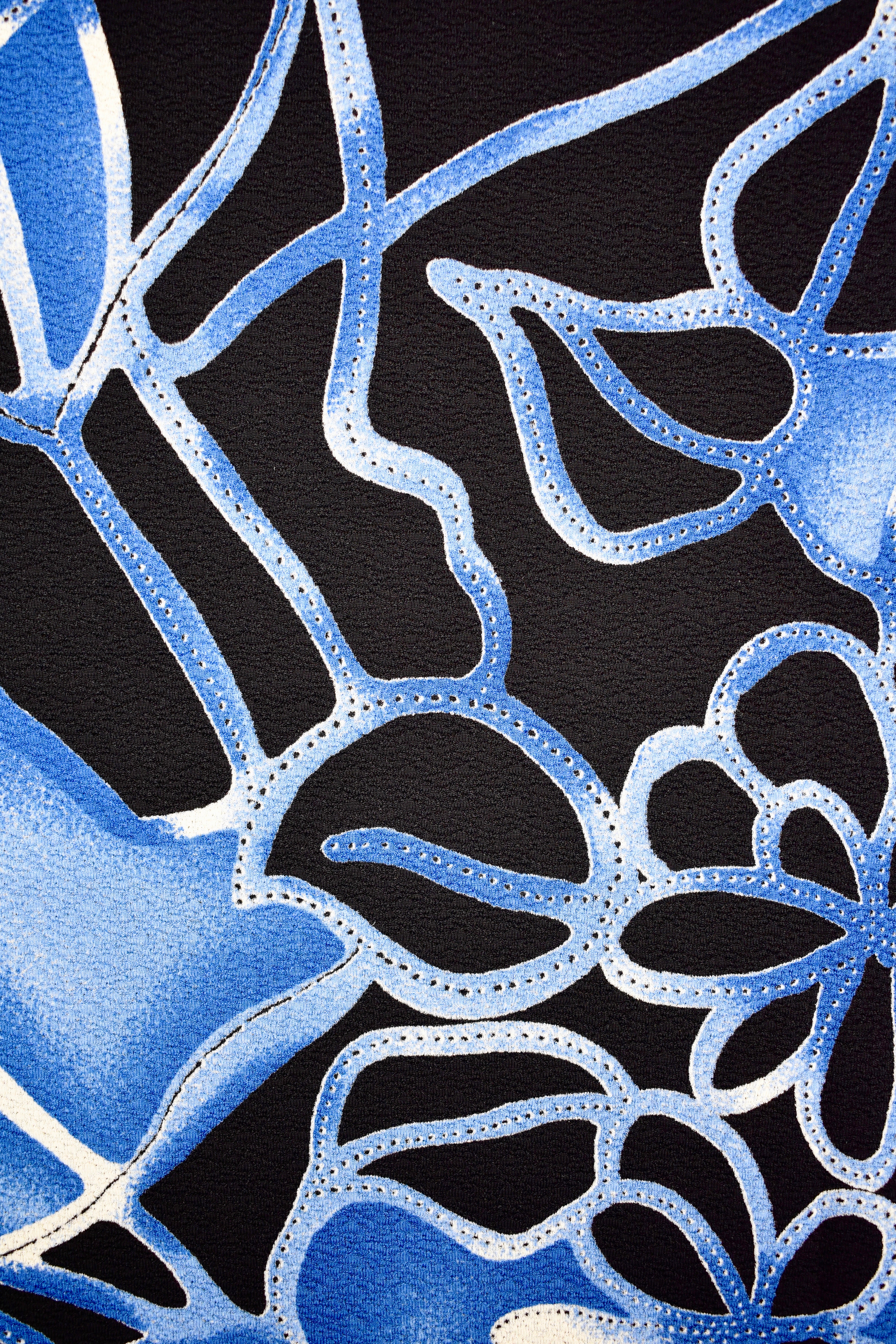 Jersey en mélange de viscose imprimé géométrique