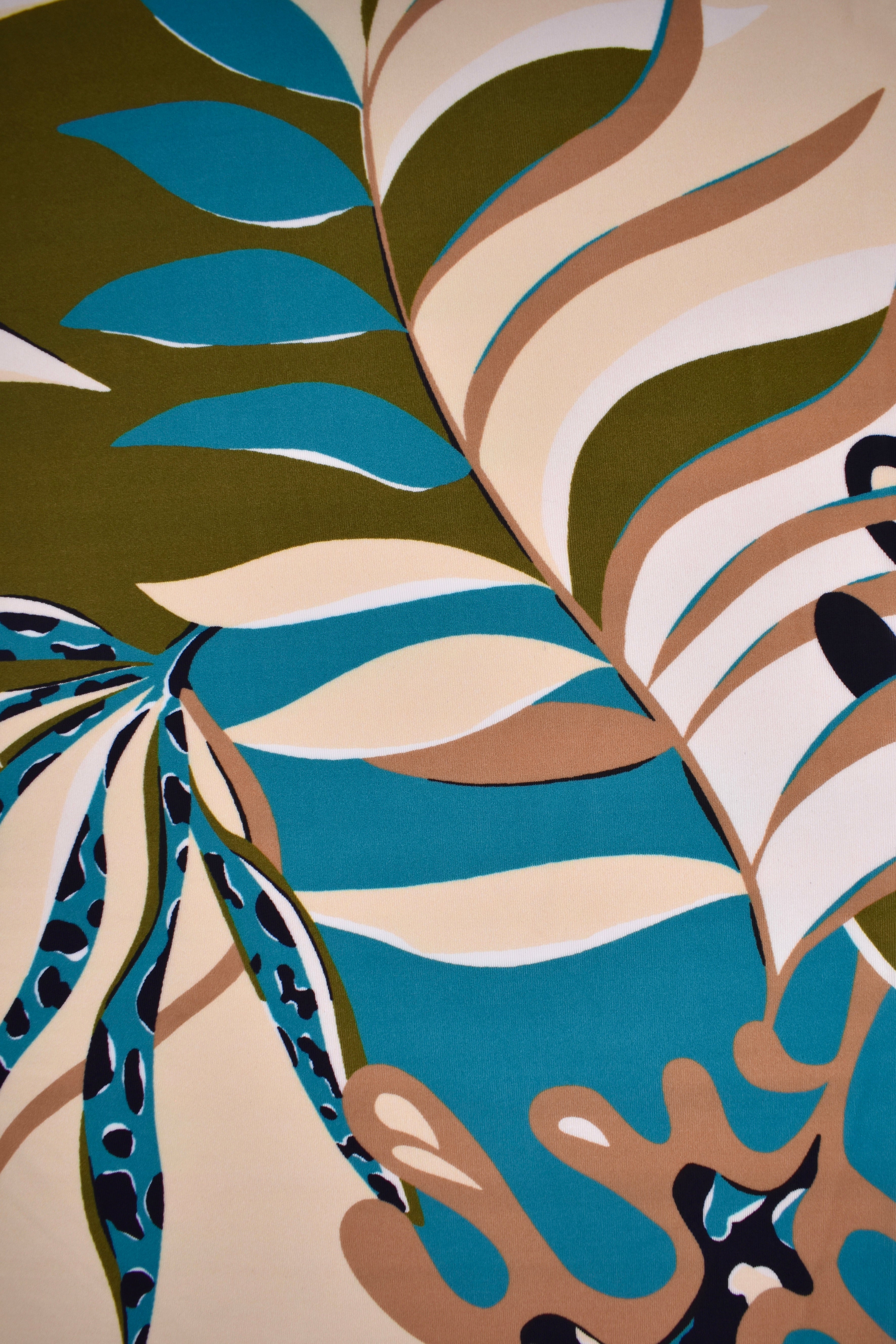 Jersey en viscose élasthanne avec impression florale