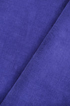 Velours côtelé en 100% Coton, Bleu