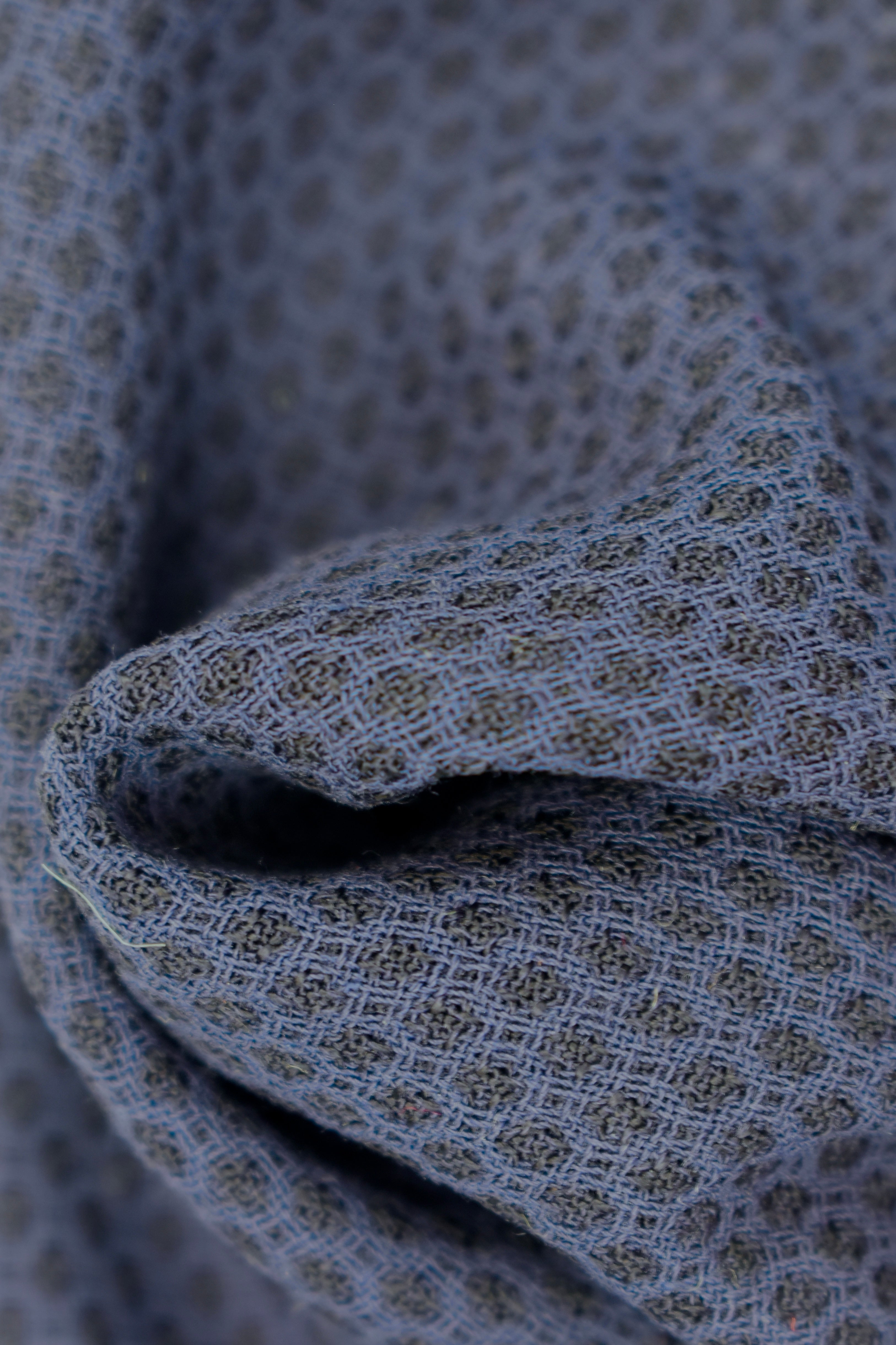 Panno in misto cotone con pattern geometrico