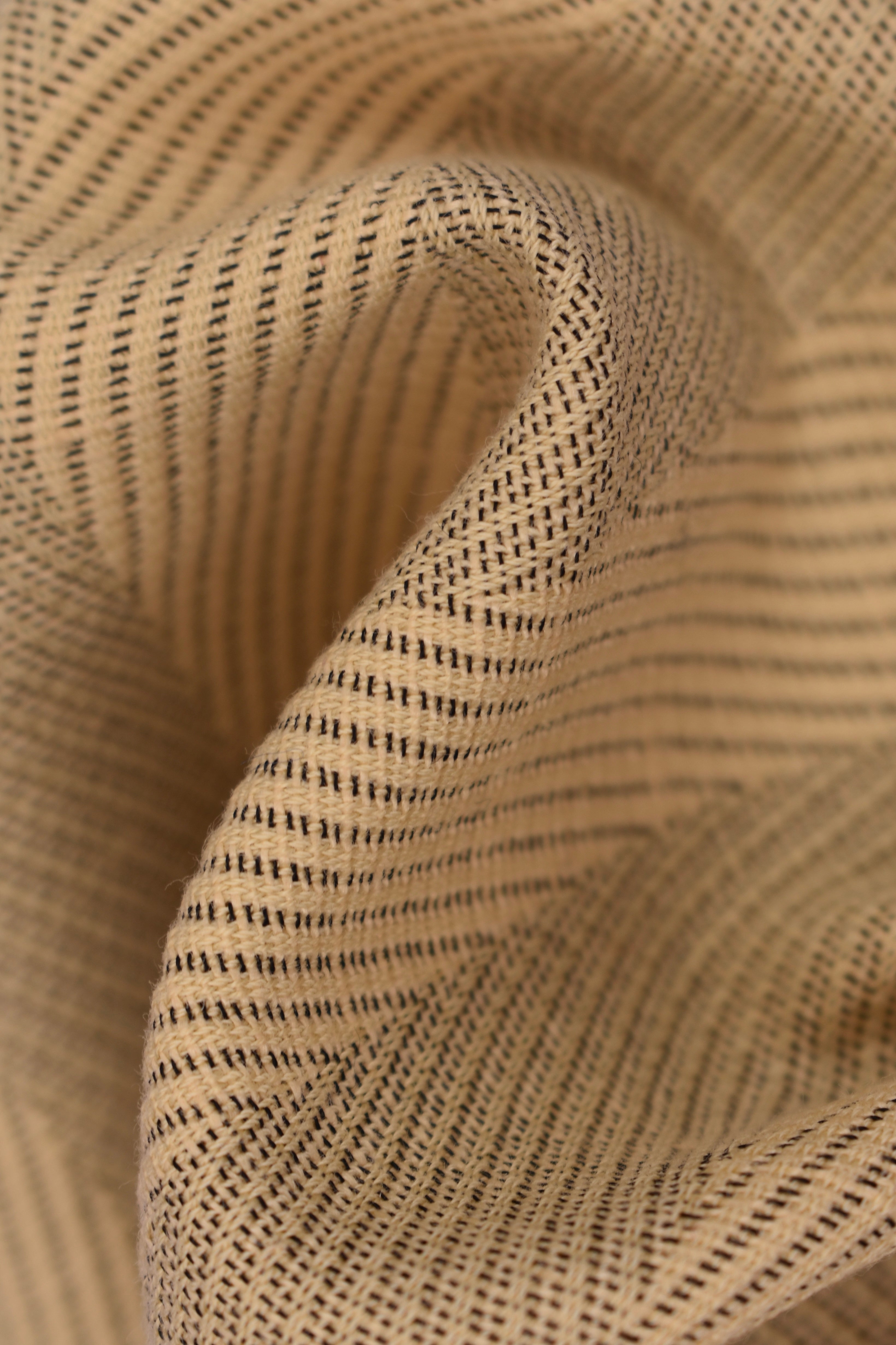 Panno in cotton blend with stripes