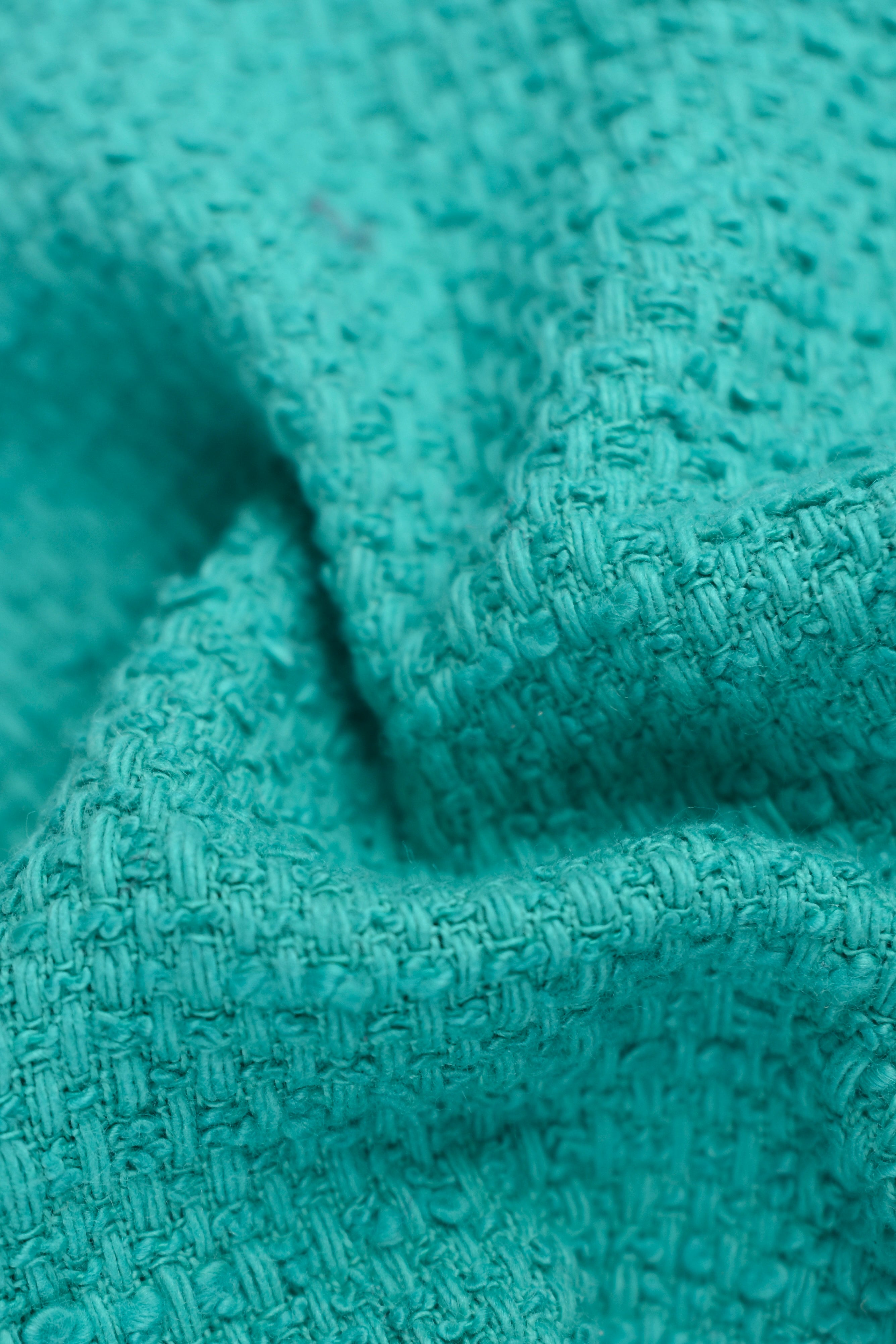 Tweed misto cotone strutturato