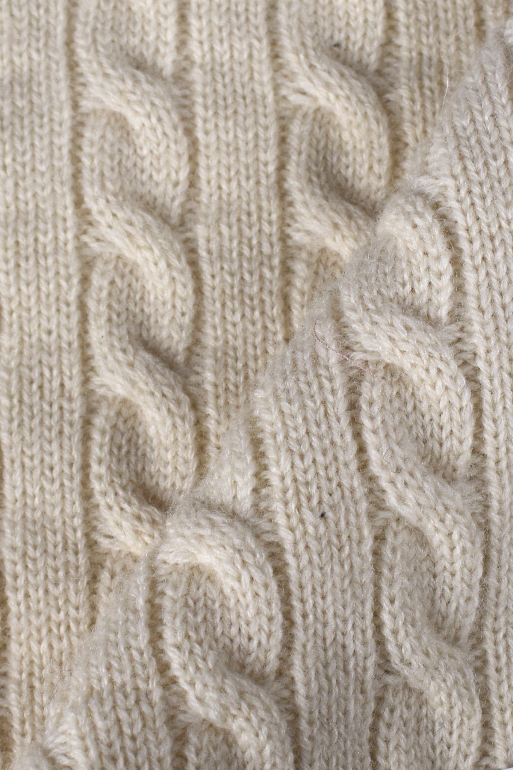 Pullover 100% Wollzopfmuster