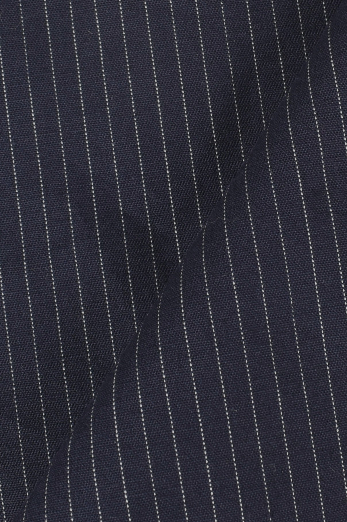 Stretch Cotton Pinstripe Fabric