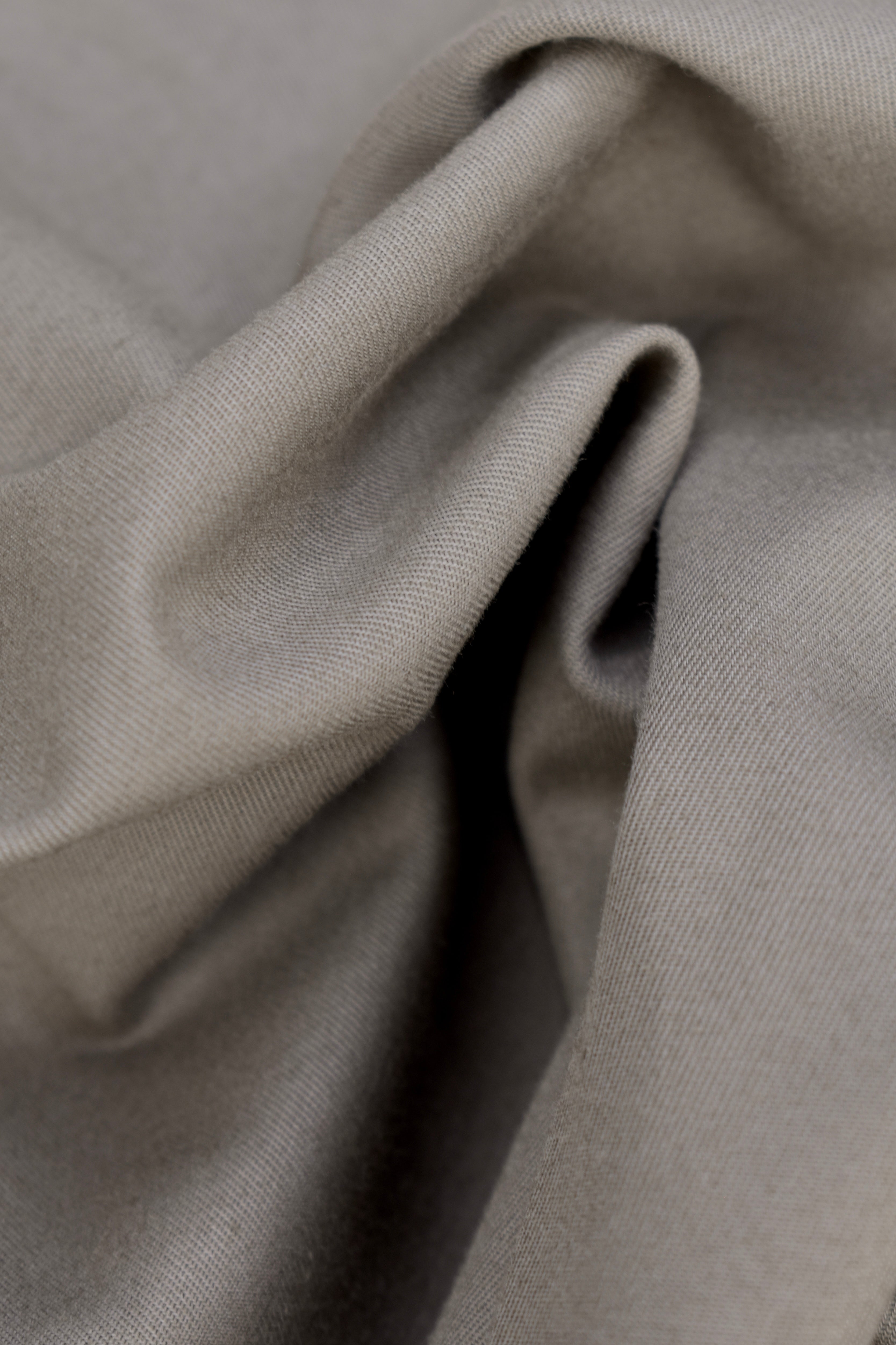 Gabardina vellutata stretch in cotone