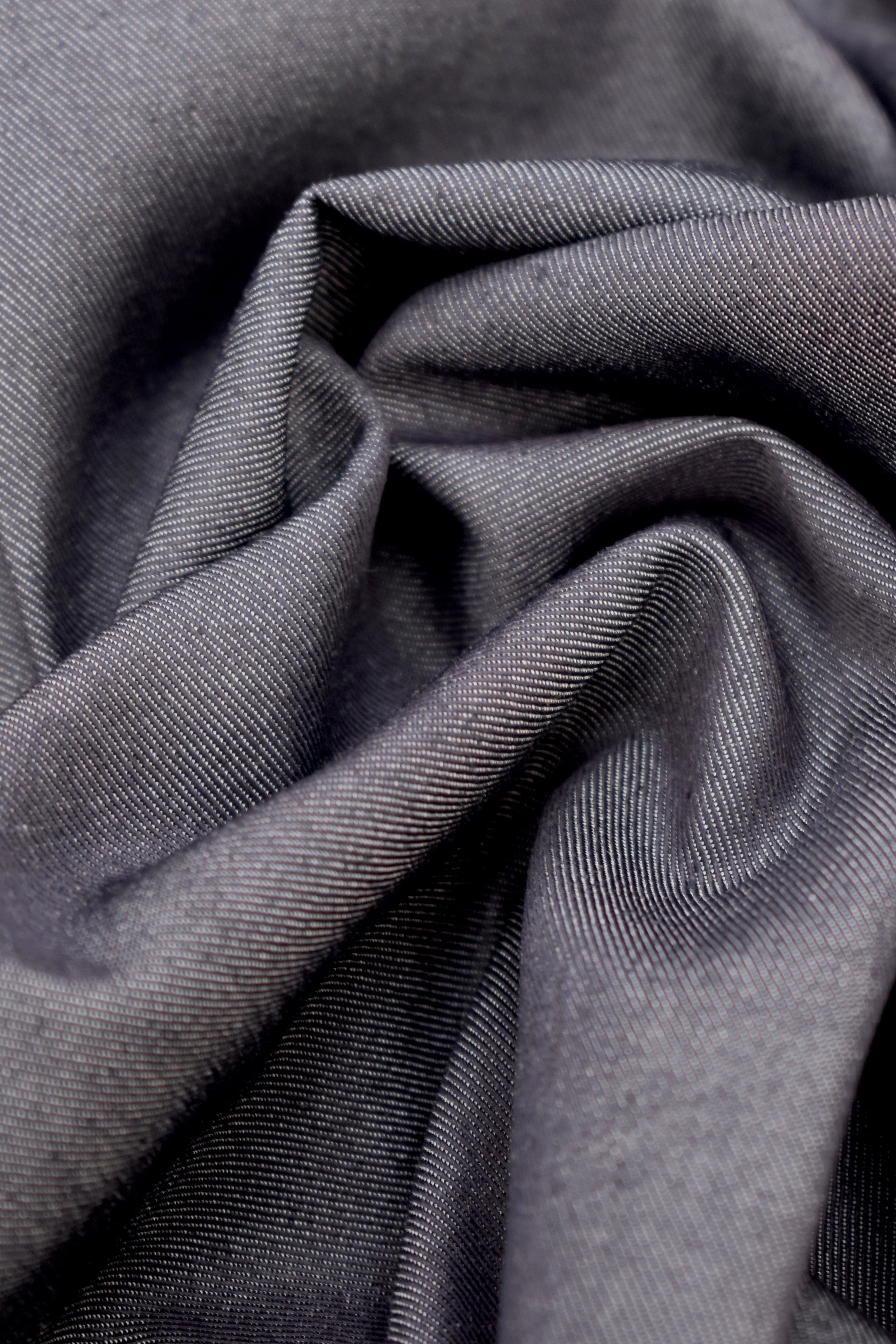 Denim stretch cotton and lyocell blend