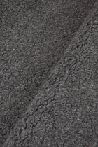 Eco-fur in Polyester blend, Dark grey, 53% Polyester - 47% Acrylic