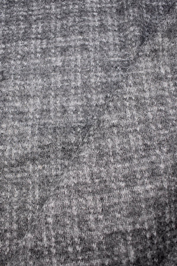 Tweed misto lana vergine grigio