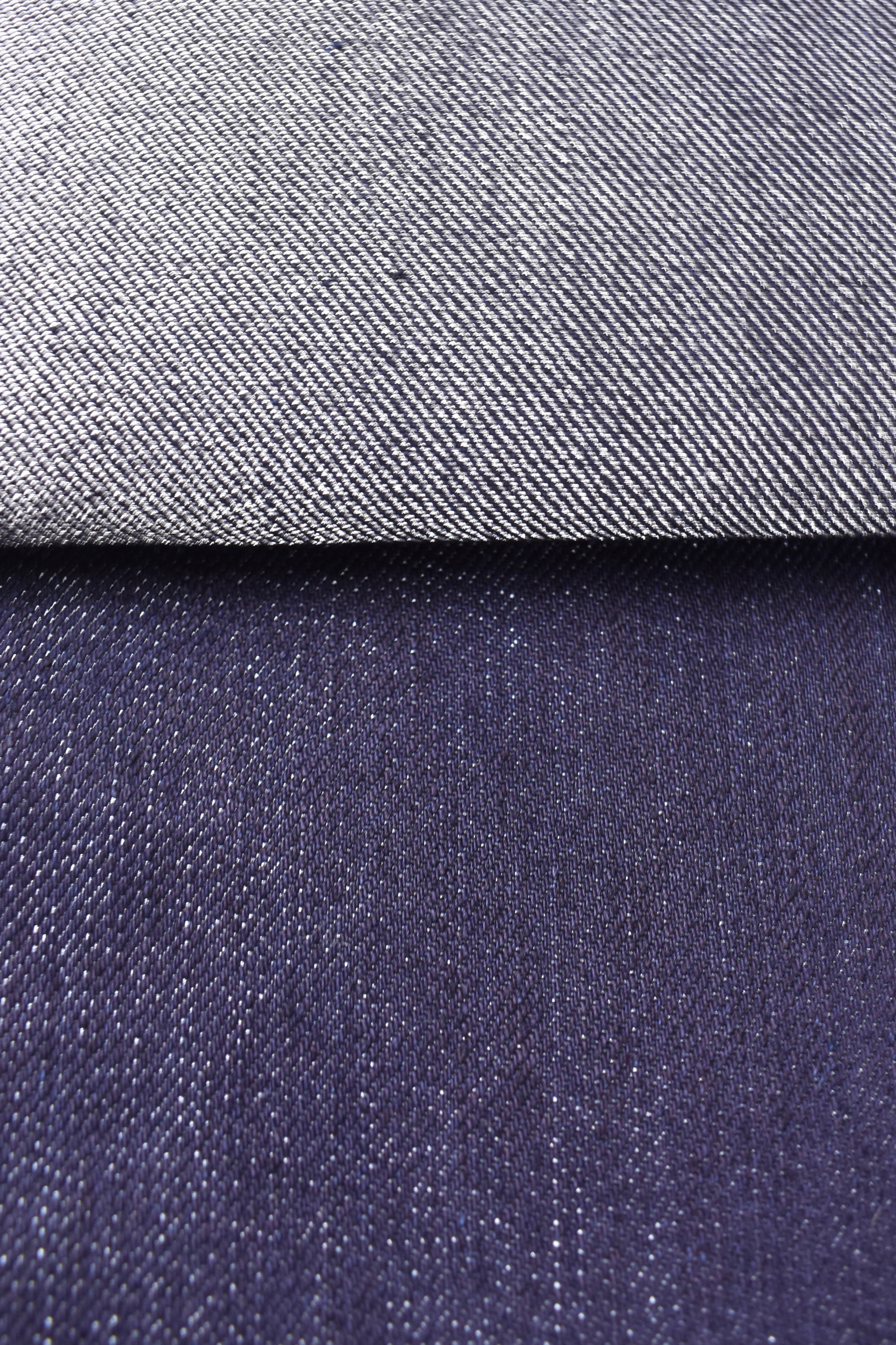 Denim in cotton with lurex