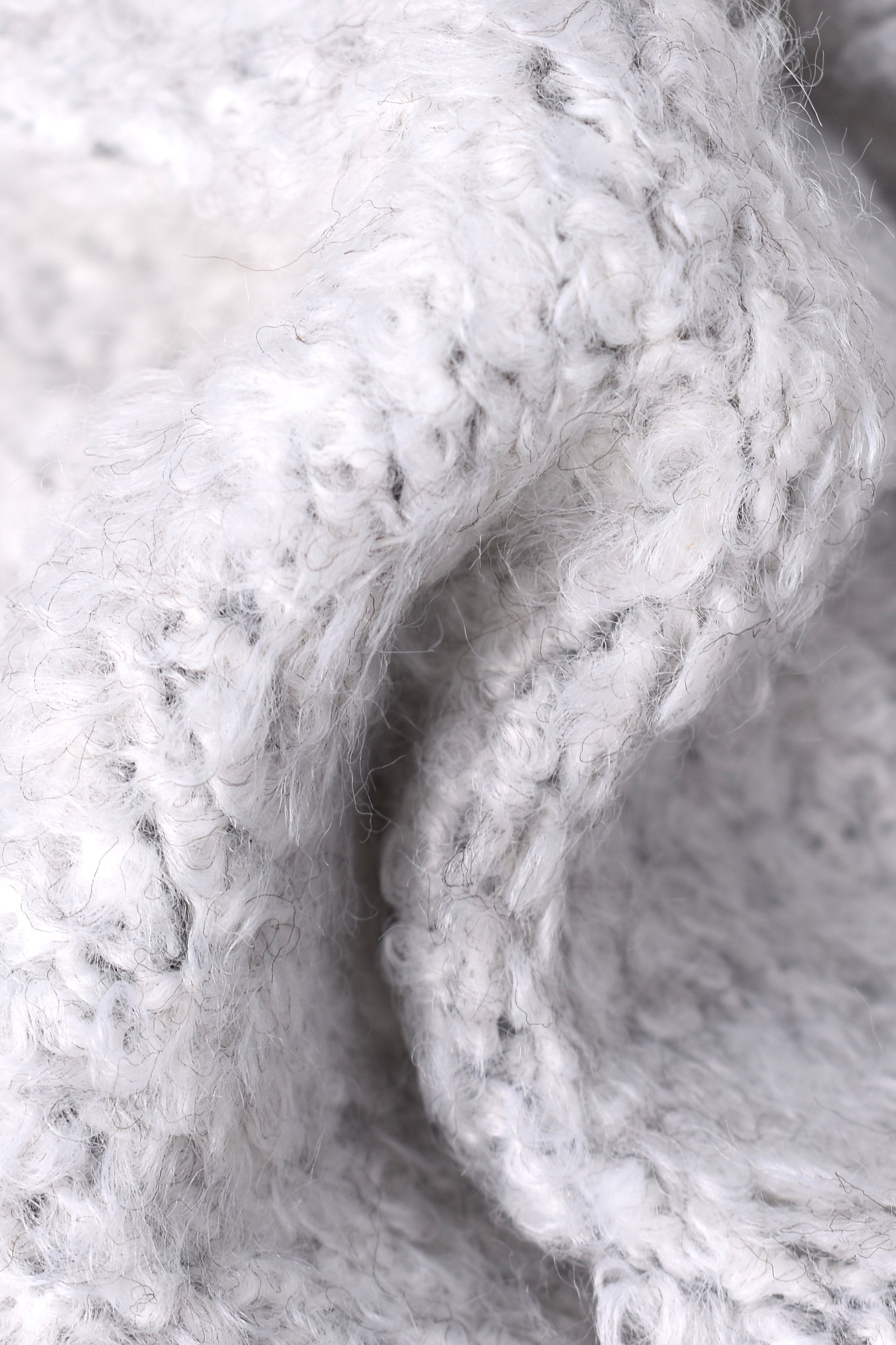 Bouclé fabric viscose-blend with a brushed finish Yarn-dyed 