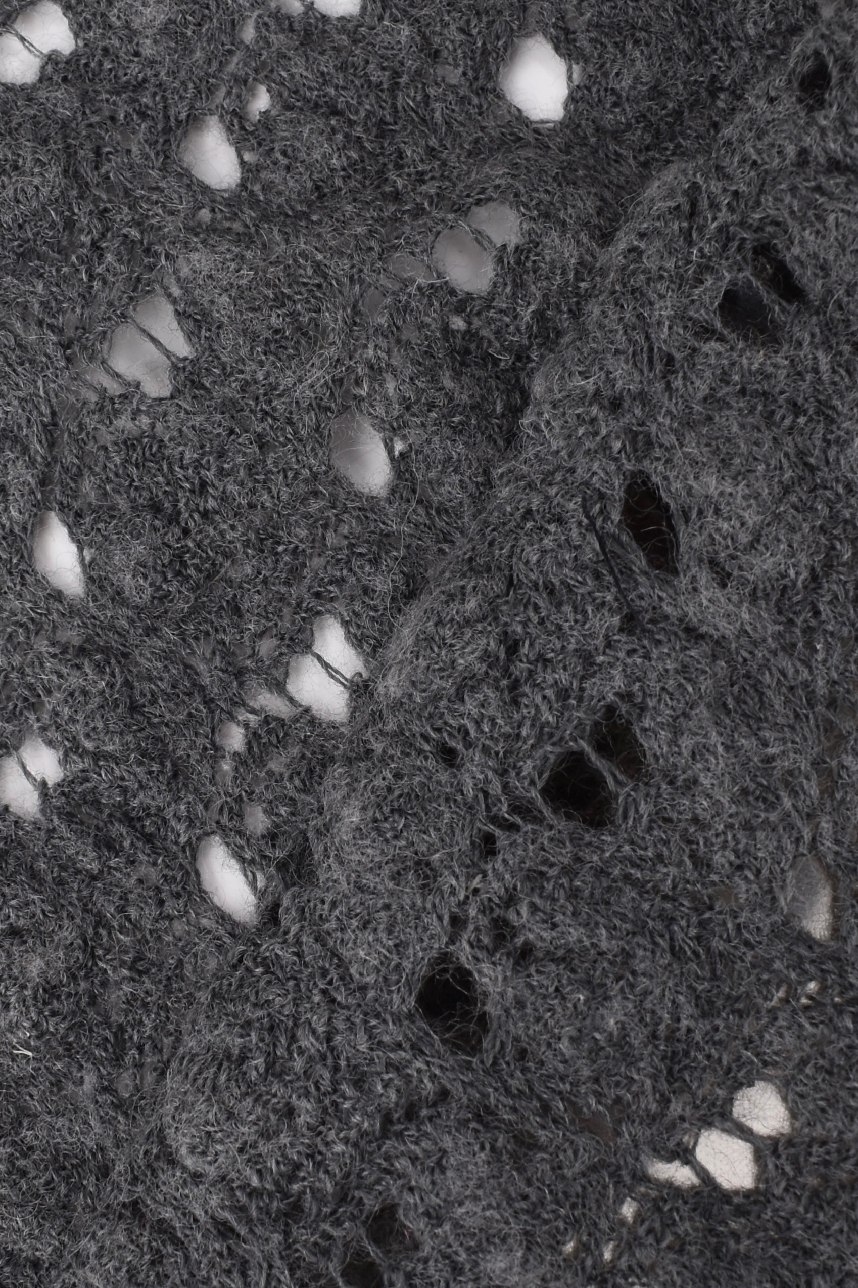 Knitwear Raschel wool blend