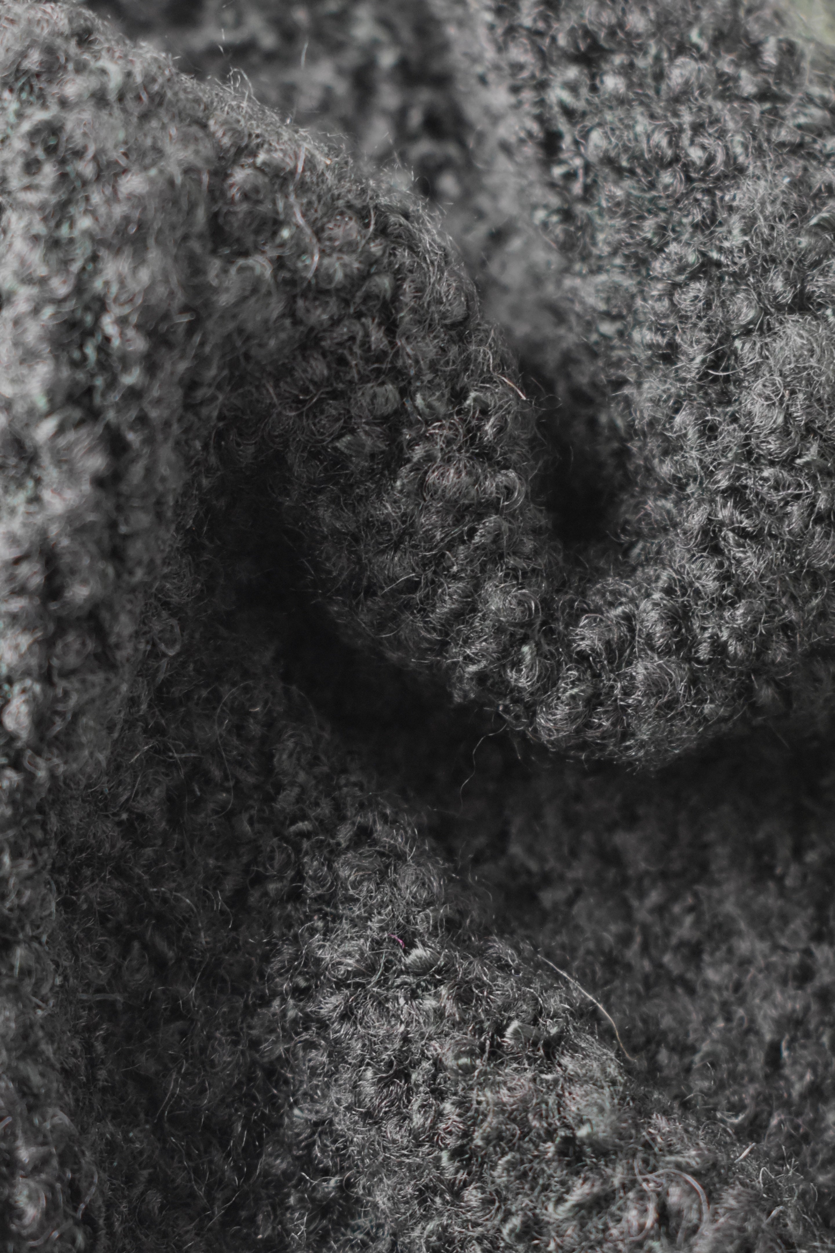 Knitwear bouclè wool blend sweater